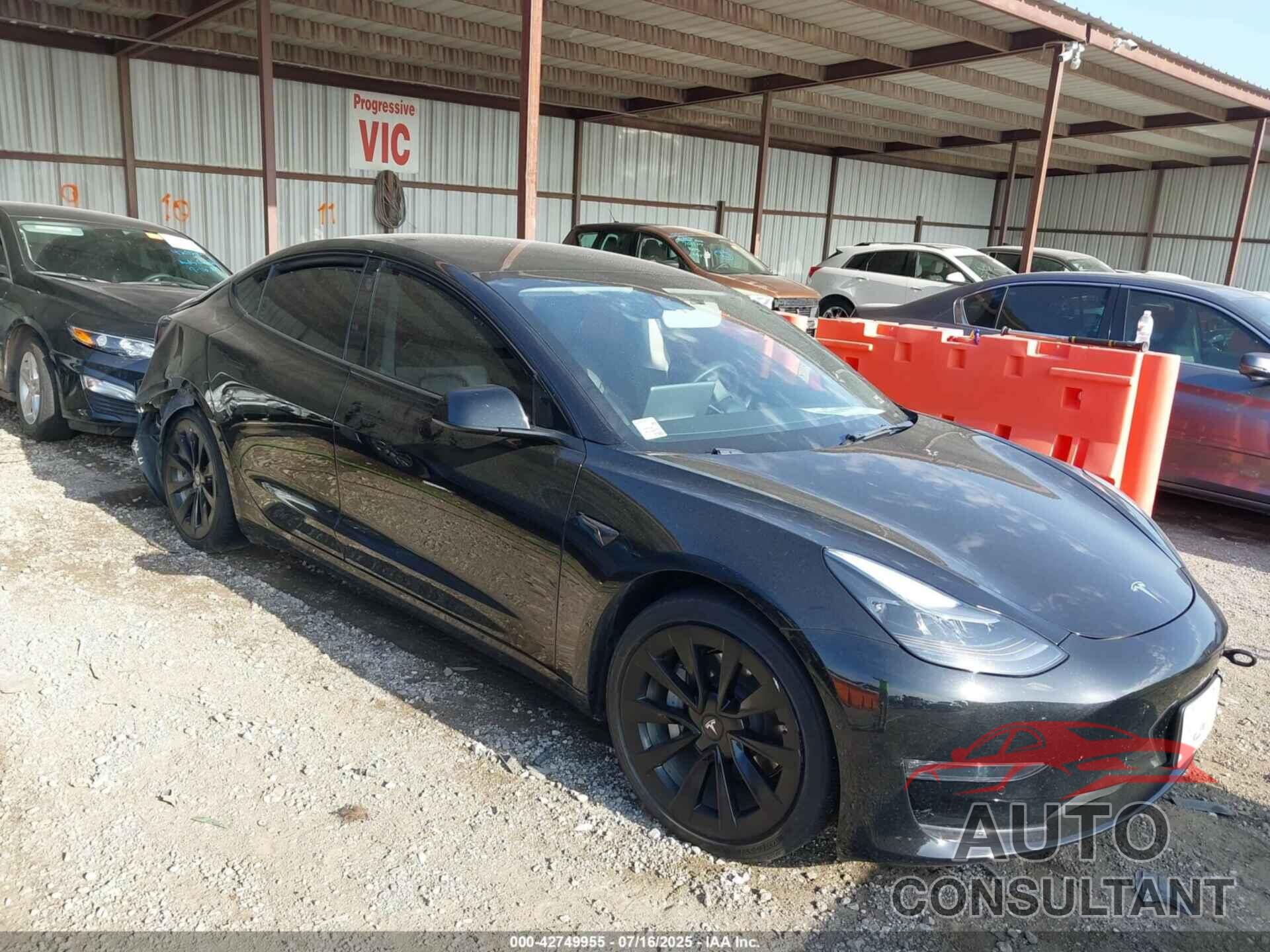 TESLA MODEL 3 2022 - 5YJ3E1EBXNF186976