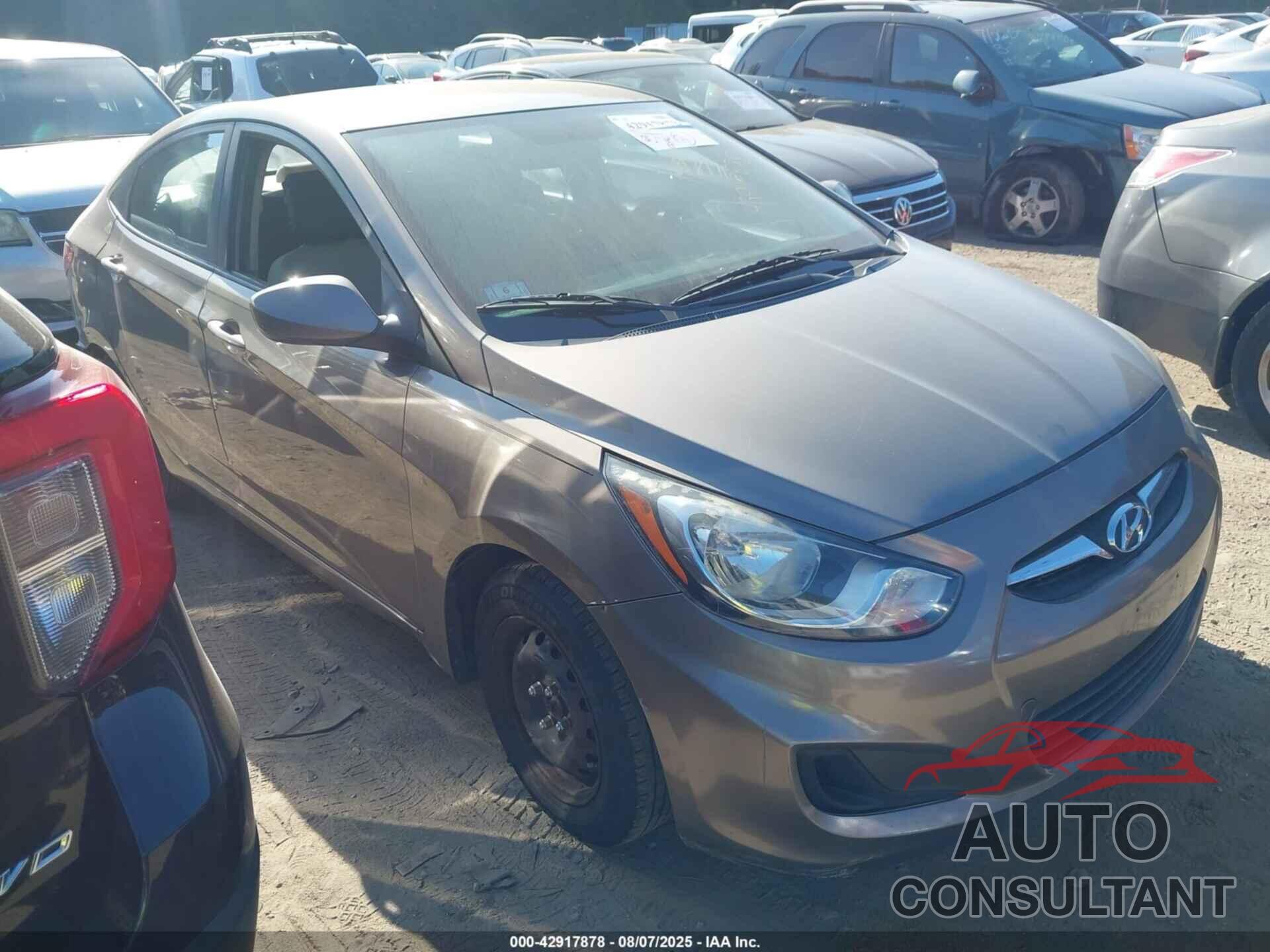 HYUNDAI ACCENT 2013 - KMHCT4AE3DU343627