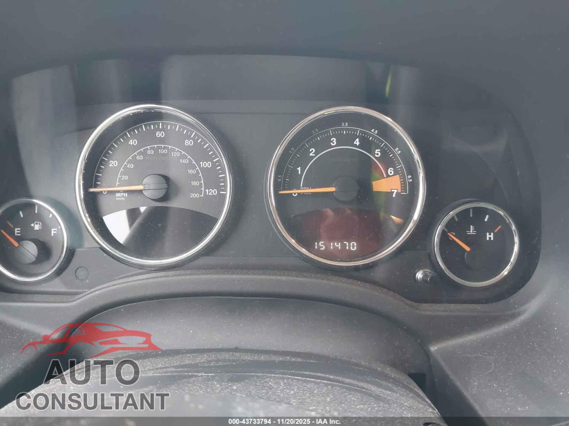 JEEP COMPASS 2014 - 1C4NJDEB2ED788493