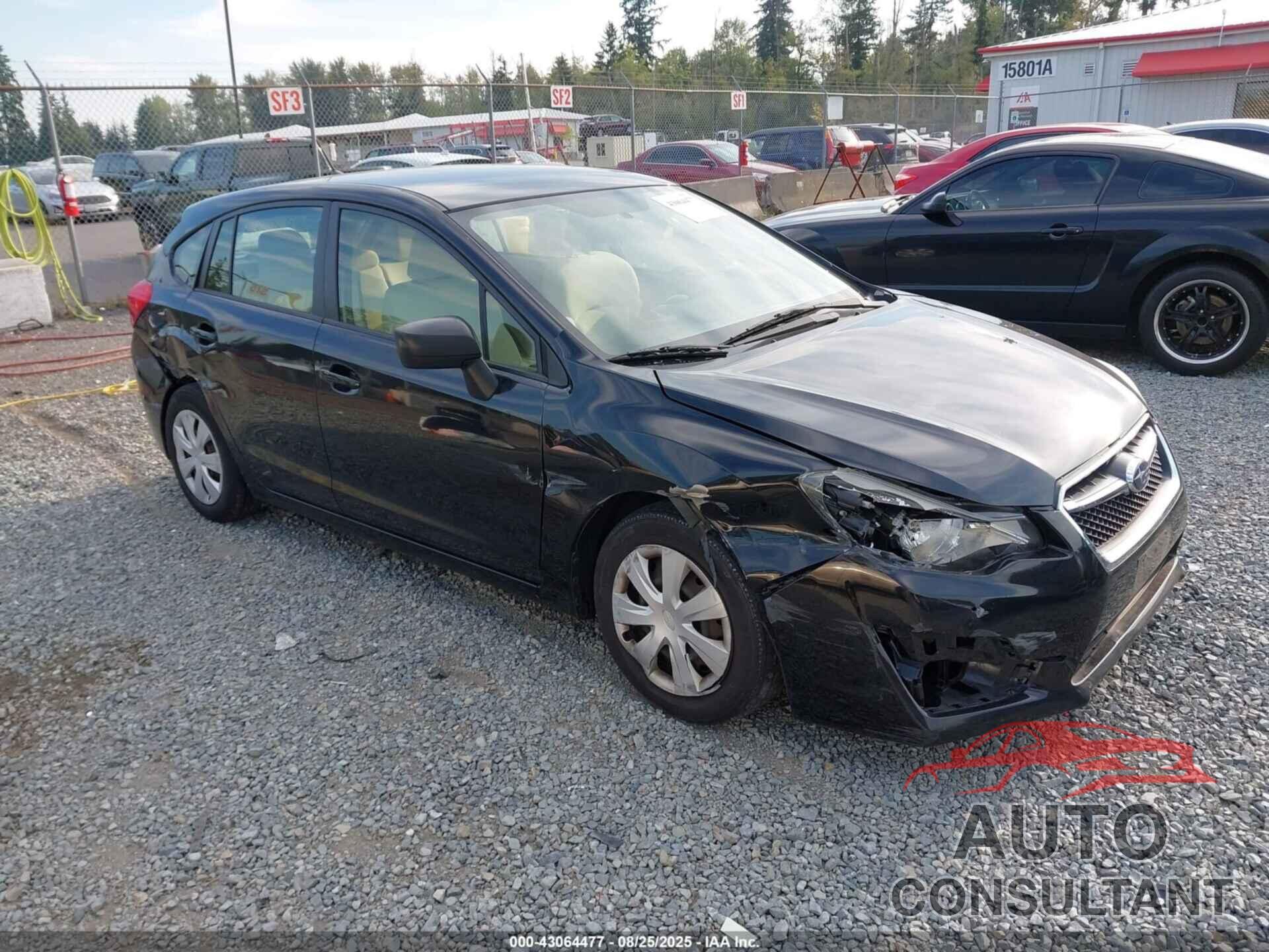 SUBARU IMPREZA 2015 - JF1GPAA66FH200447