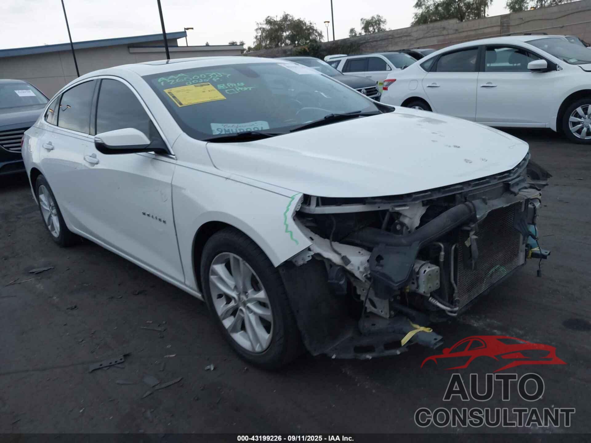 CHEVROLET MALIBU 2016 - 1G1ZE5ST3GF270014