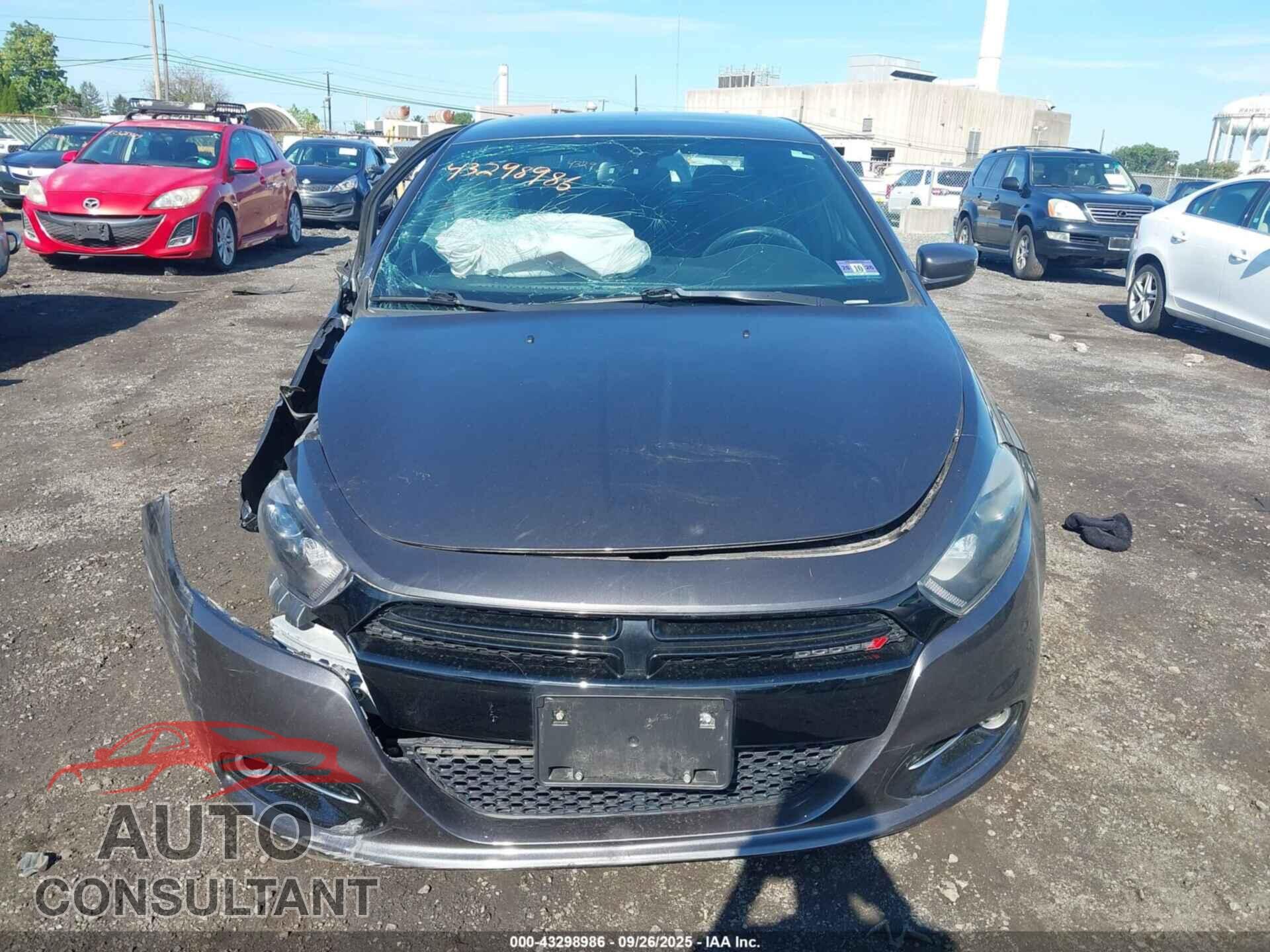 DODGE DART 2015 - 1C3CDFBB3FD301841
