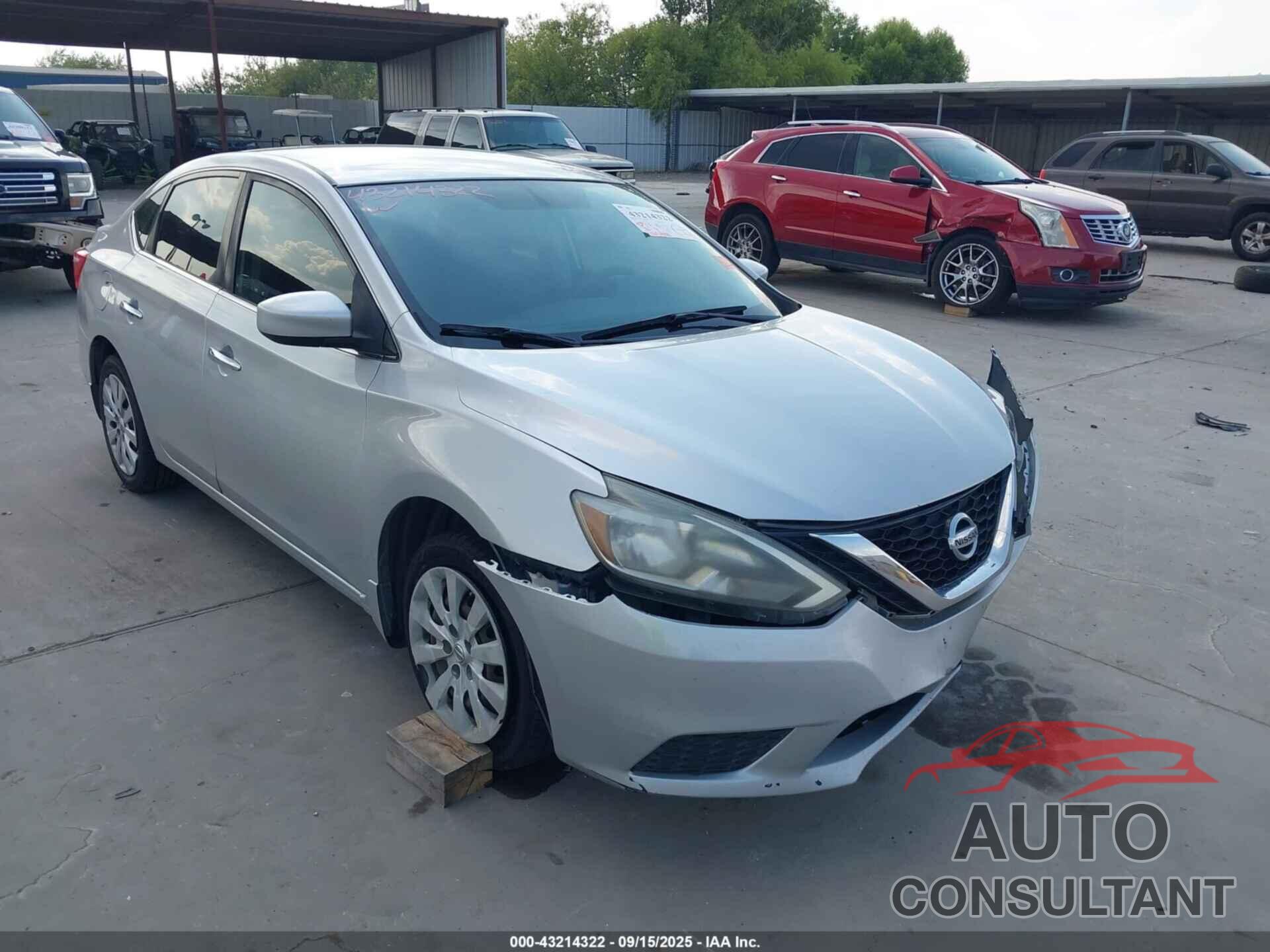 NISSAN SENTRA 2016 - 3N1AB7AP6GY297250