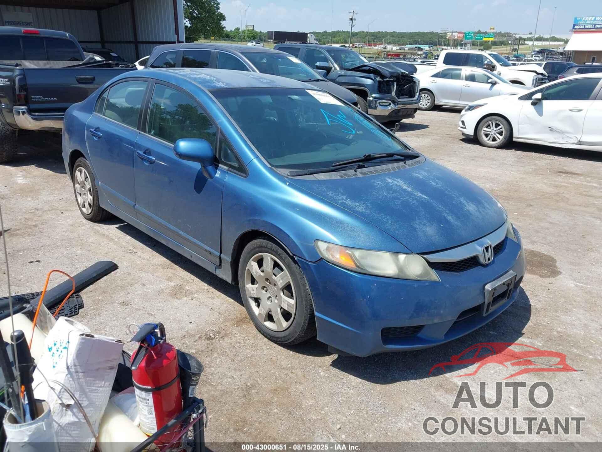 HONDA CIVIC 2011 - 2HGFA1F52BH510544