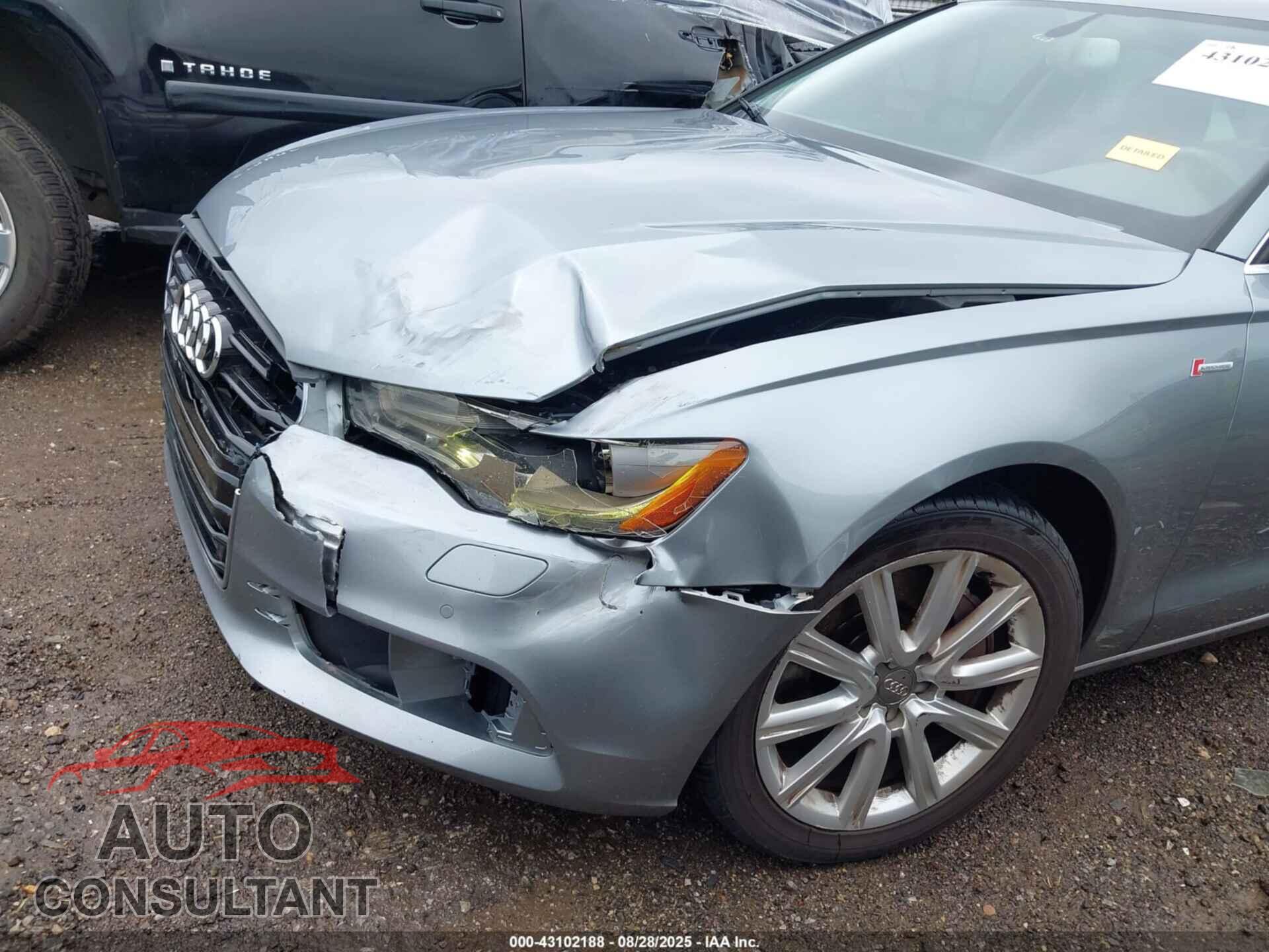 AUDI A6 2013 - WAUGGAFC1DN076026