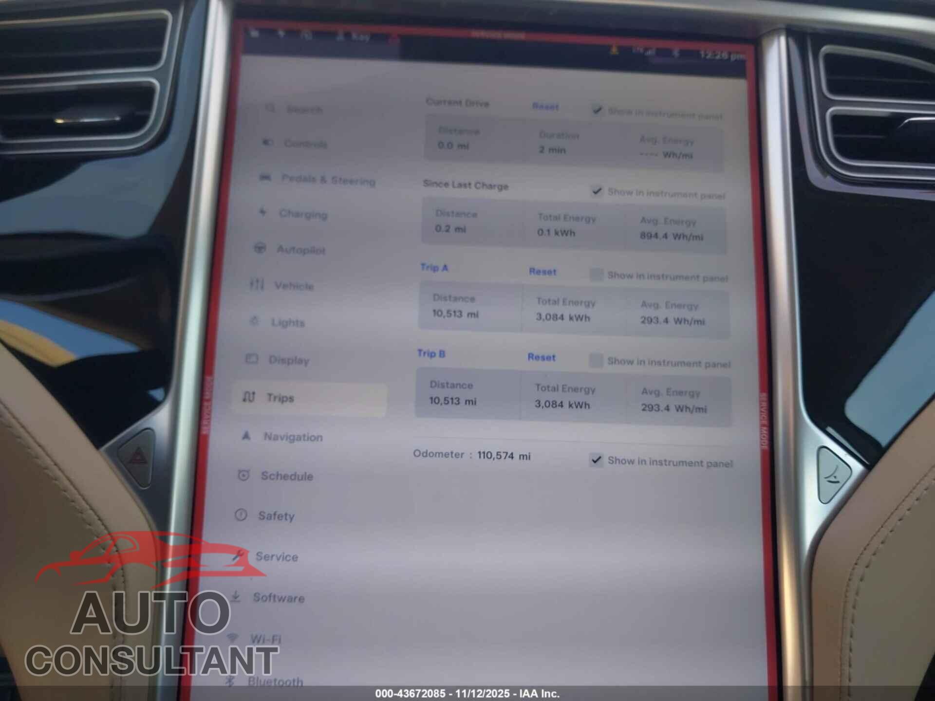 TESLA MODEL S 2015 - 5YJSA1E12FF111155