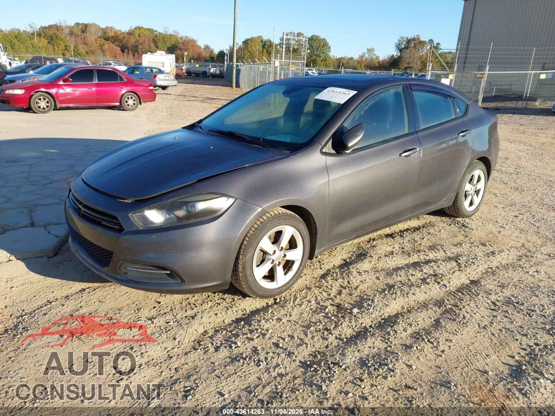 DODGE DART 2015 - 1C3CDFBB6FD337314