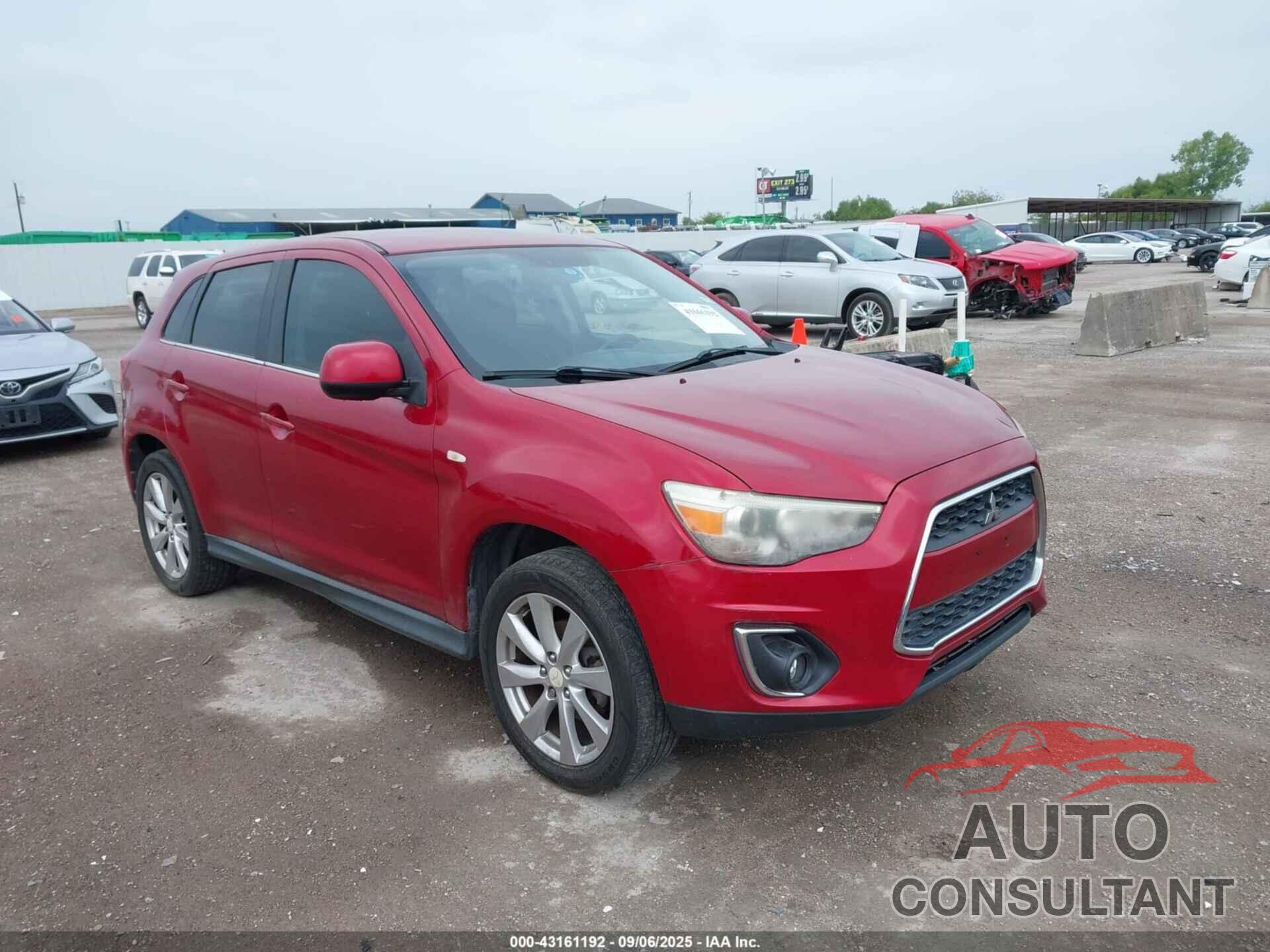 MITSUBISHI OUTLANDER SPORT 2013 - 4A4AR4AU9DE001717