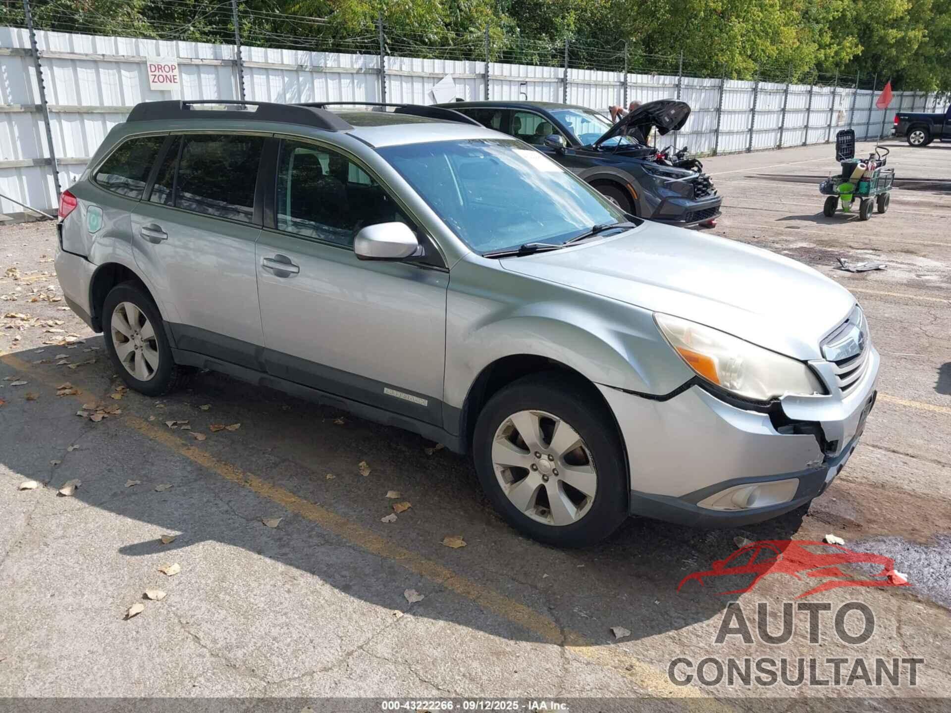 SUBARU OUTBACK 2012 - 4S4BRBGC5C3283729