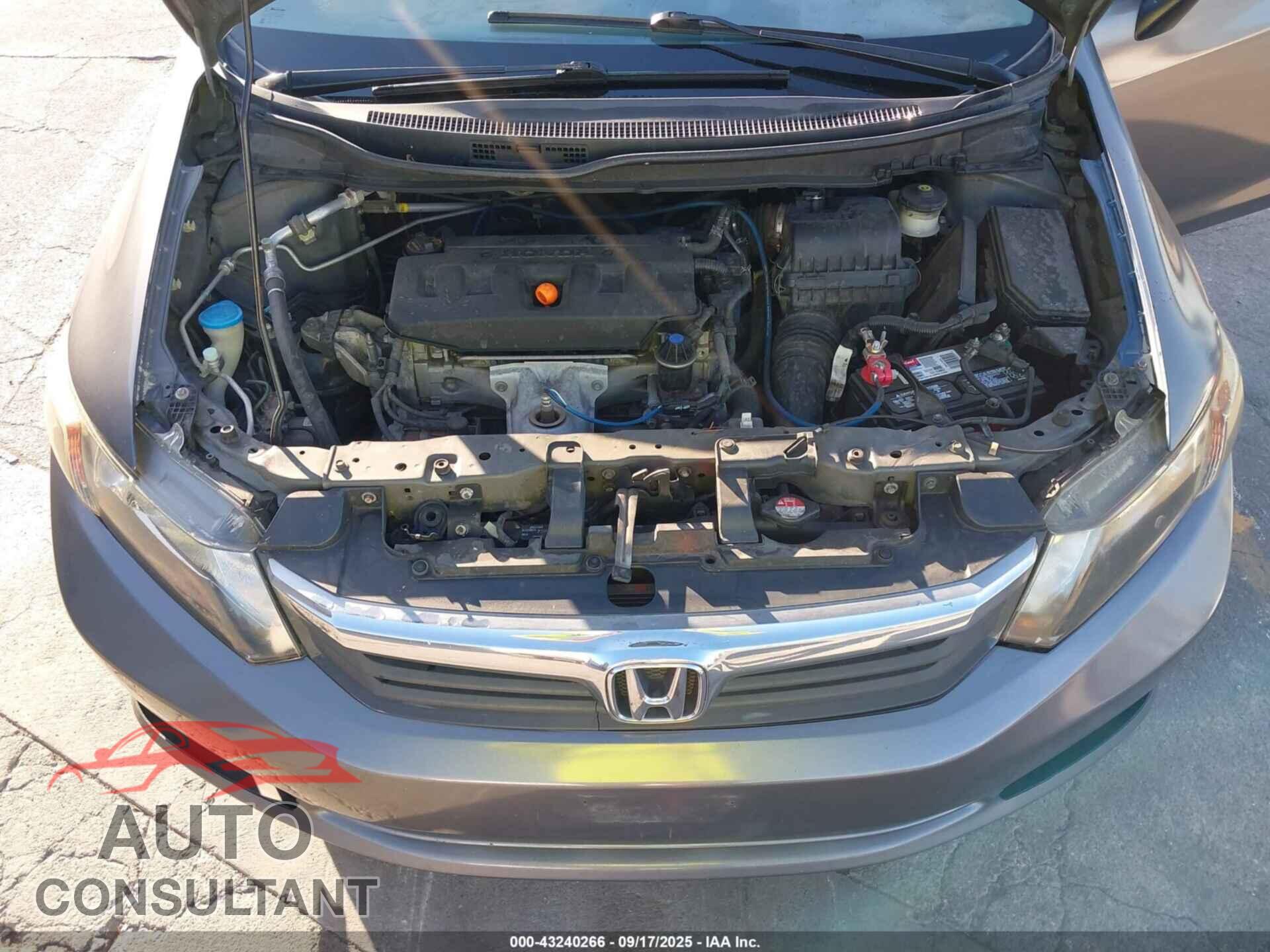 HONDA CIVIC 2012 - 2HGFB2F51CH311442