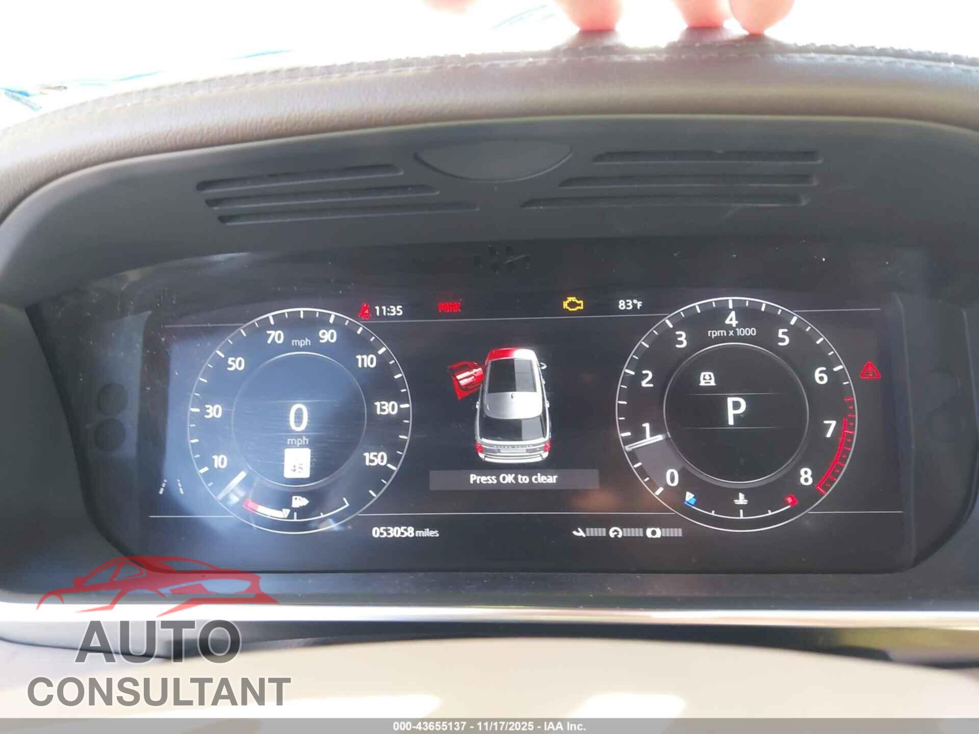 LAND ROVER RANGE ROVER 2021 - SALGS2RU2MA430535