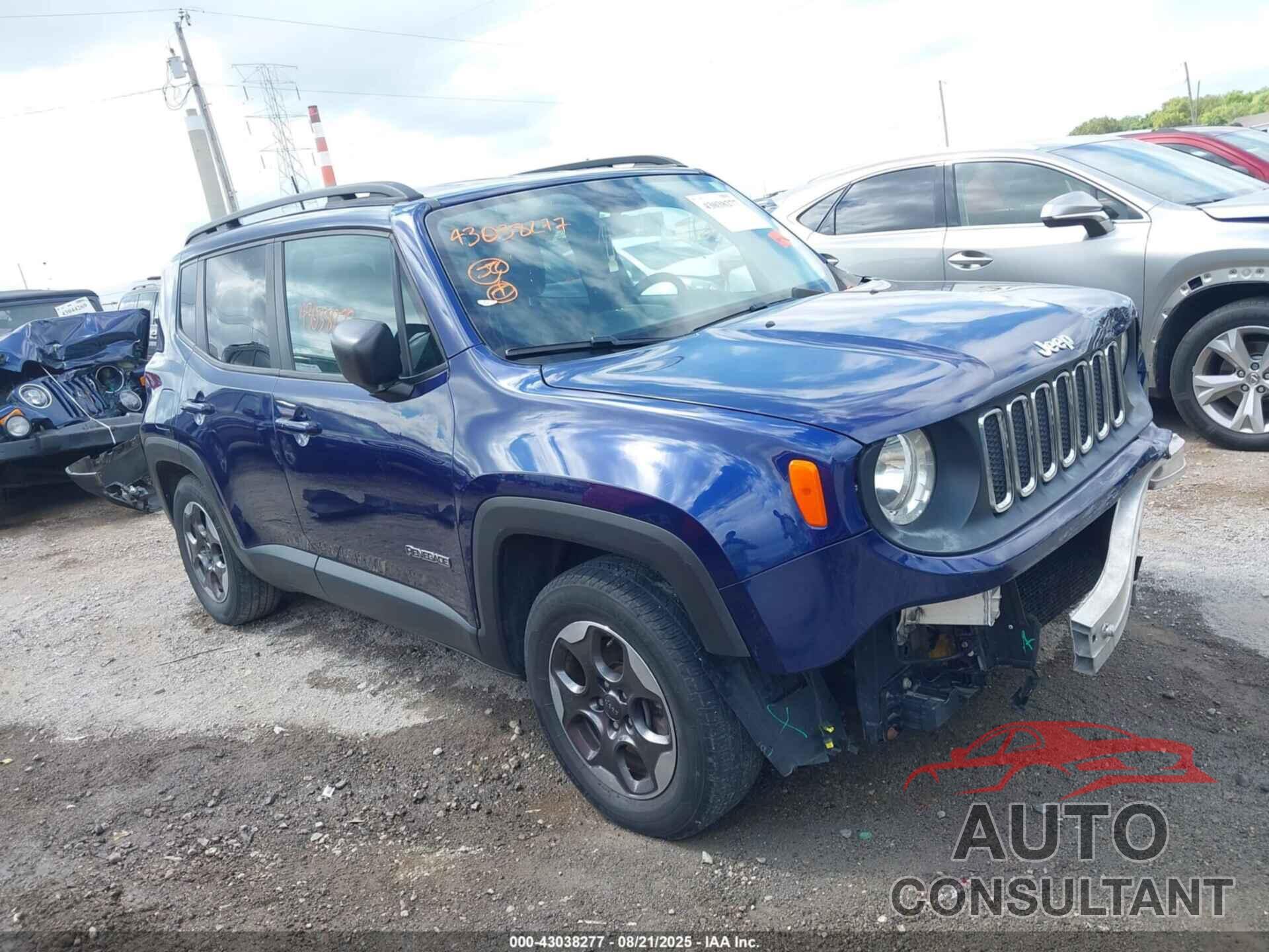 JEEP RENEGADE 2016 - ZACCJAAT8GPD55771