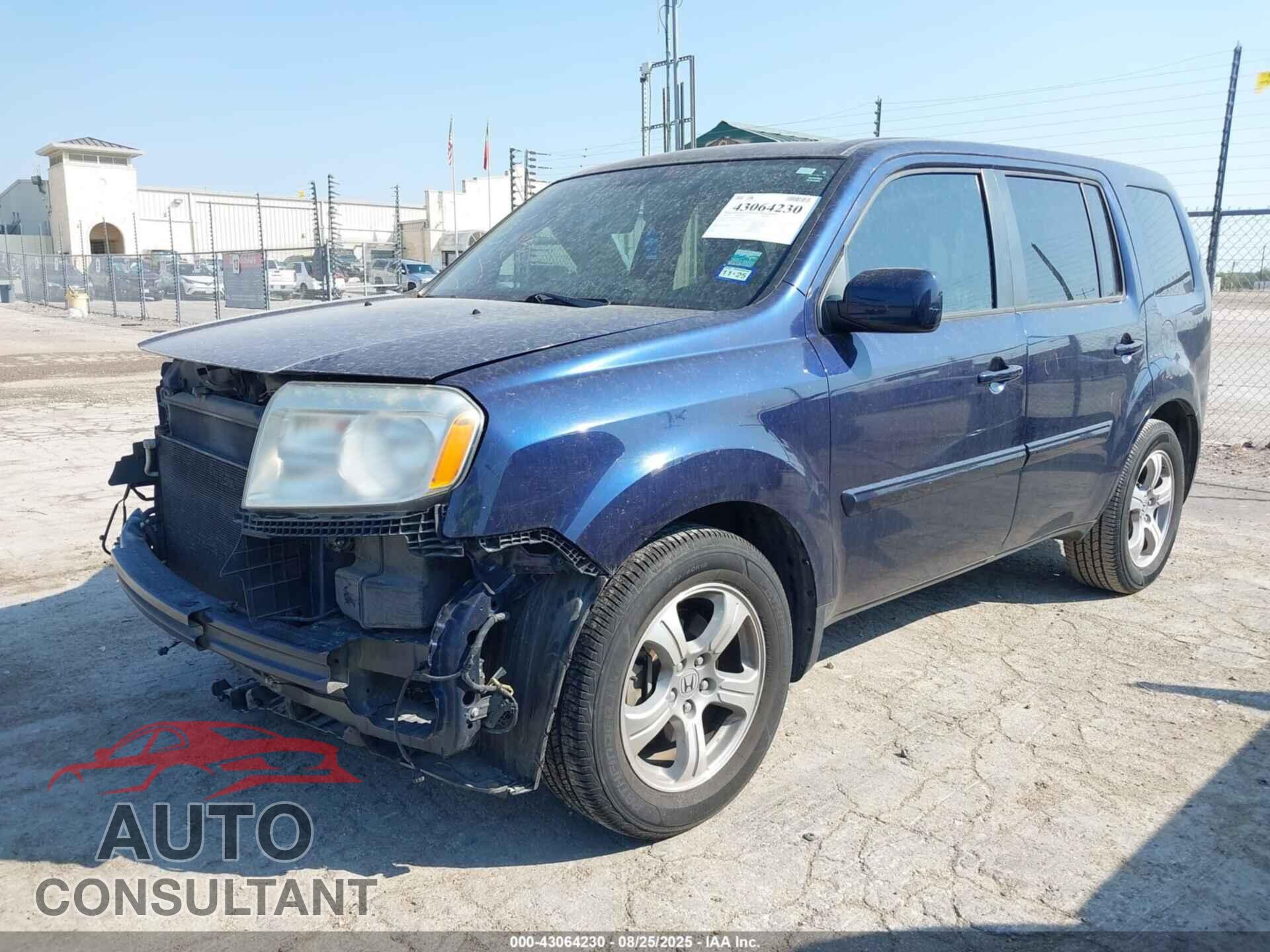 HONDA PILOT 2014 - 5FNYF3H58EB021190