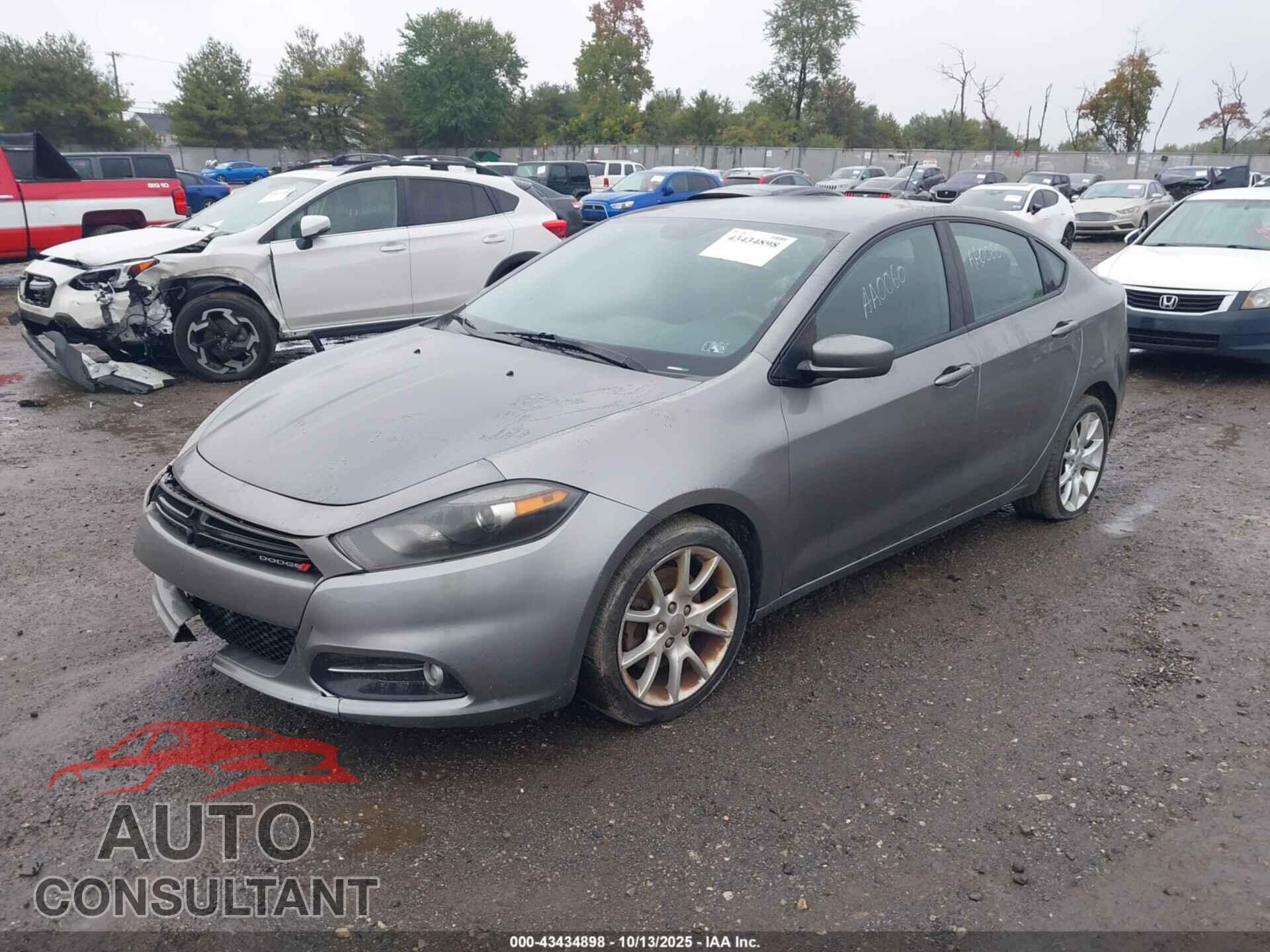 DODGE DART 2013 - 1C3CDFBA7DD288497