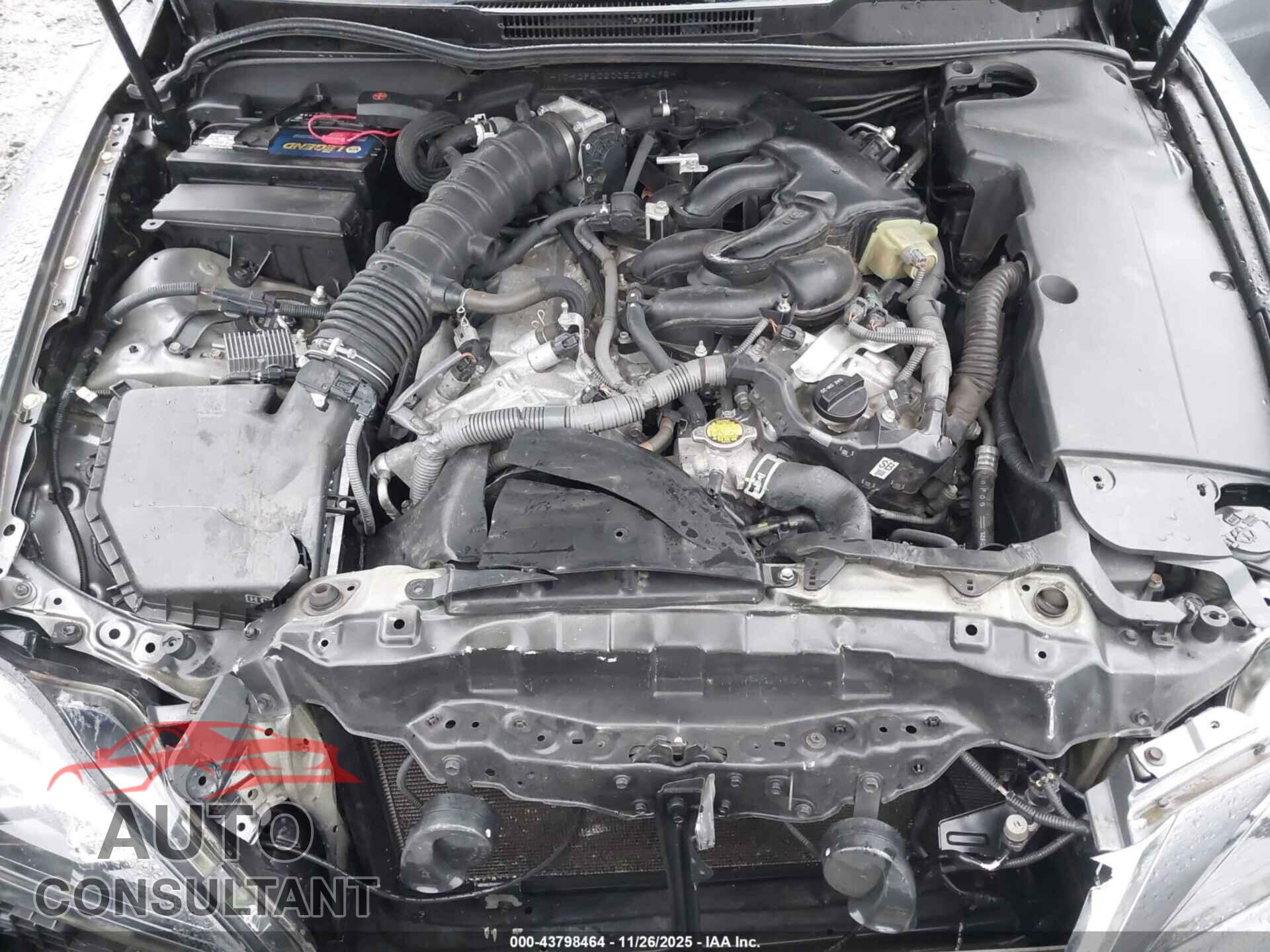 LEXUS IS 250 2012 - JTHCF5C20C5059495