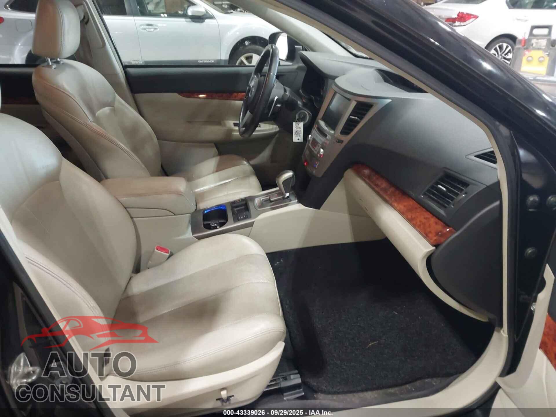 SUBARU OUTBACK 2010 - 4S4BRBLC7A3336837