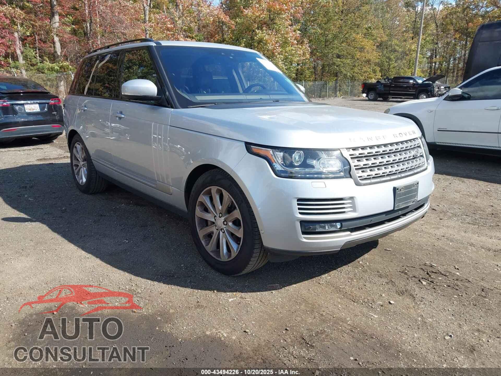 LAND ROVER RANGE ROVER 2017 - SALGS2FV3HA352303