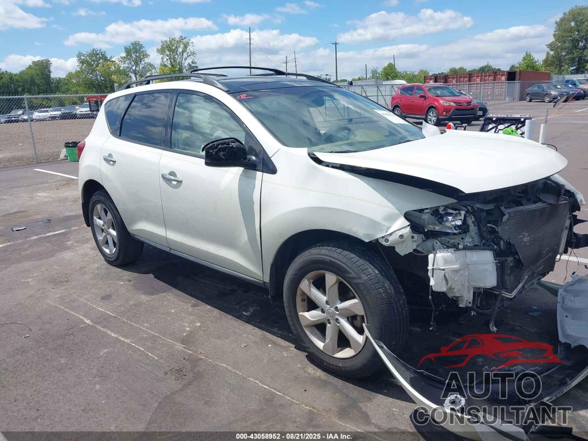 NISSAN MURANO 2010 - JN8AZ1MU1AW000959