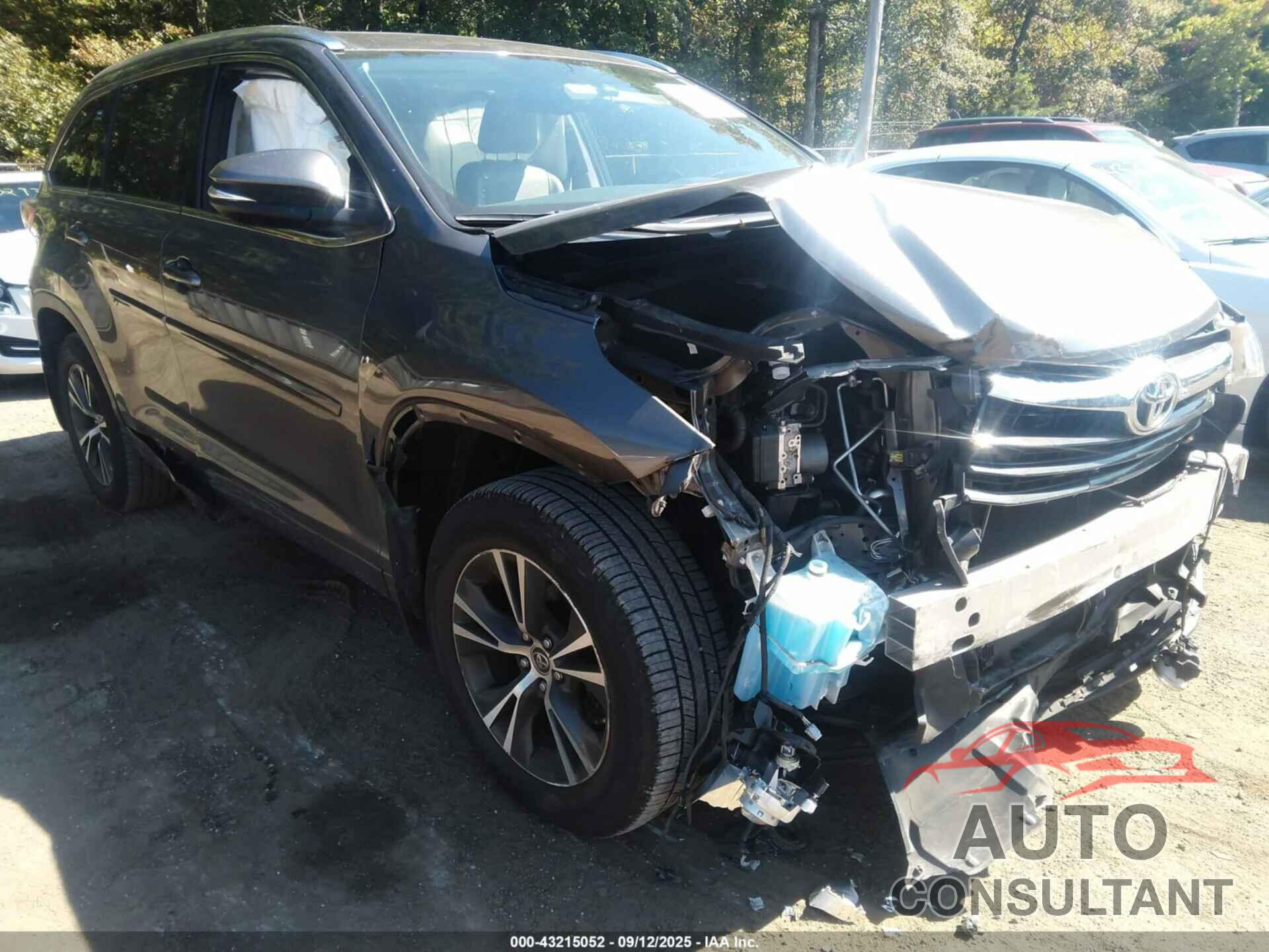 TOYOTA HIGHLANDER 2016 - 5TDJKRFHXGS258971