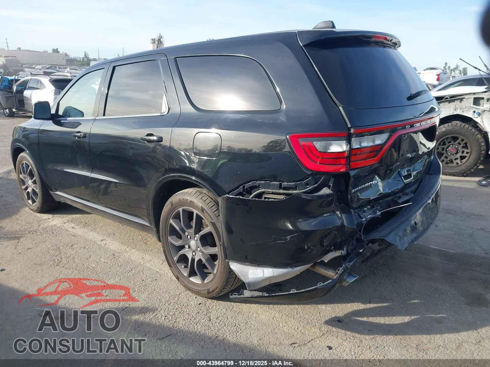 DODGE DURANGO 2017 - 1C4SDHCT4HC636478