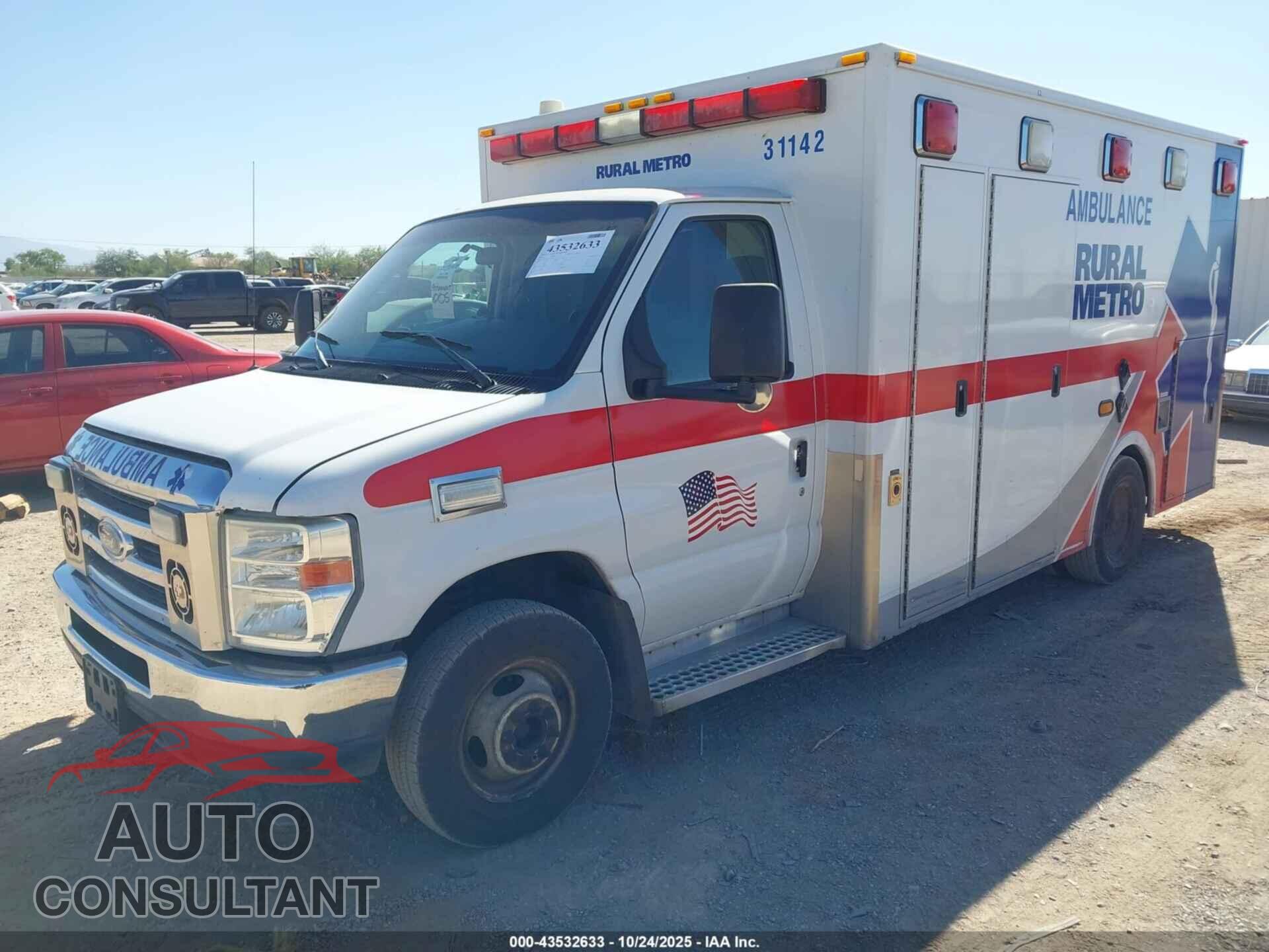 FORD E-350 CUTAWAY 2013 - 1FDWE3FS8DDA31142