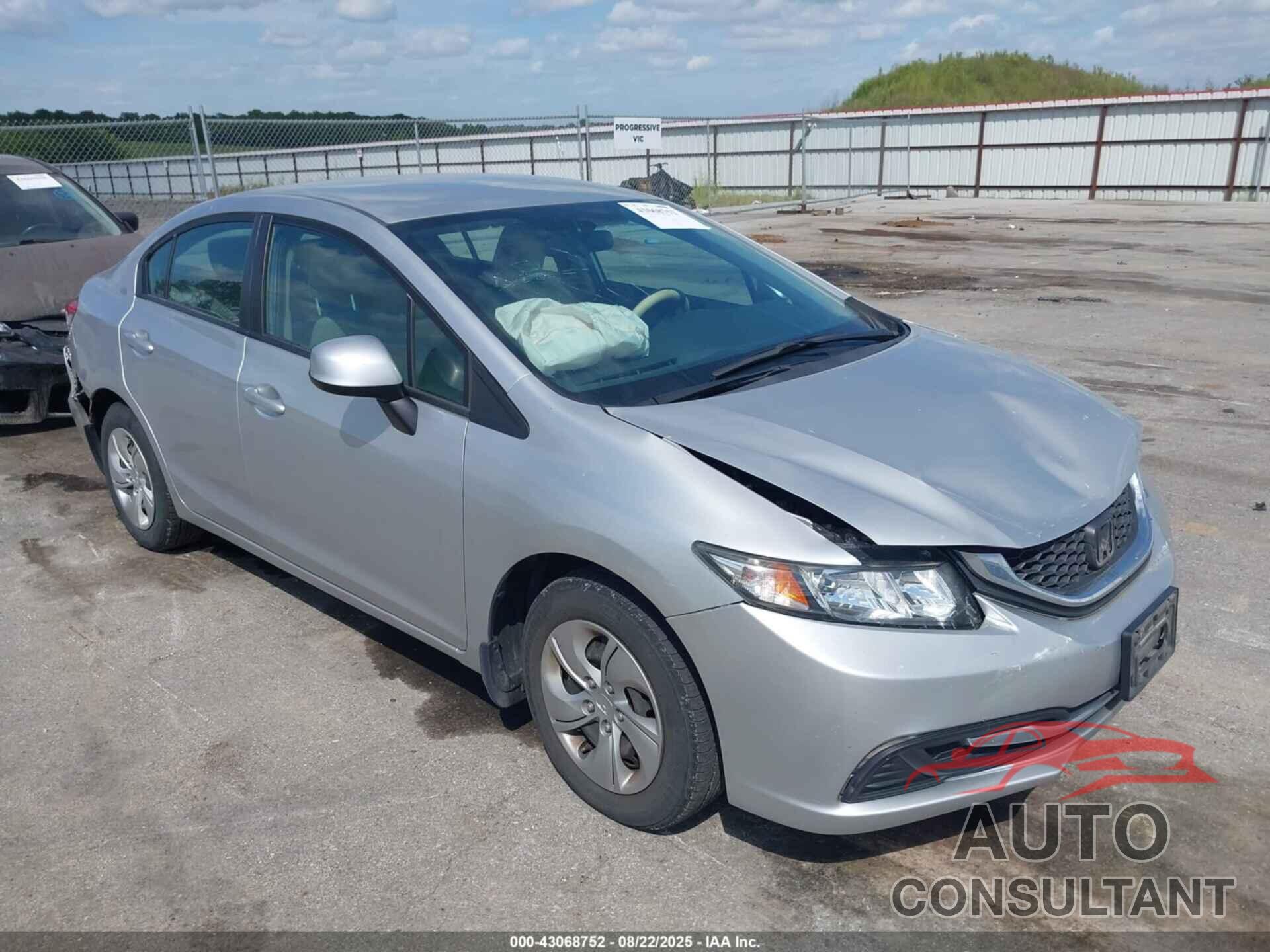 HONDA CIVIC 2013 - 19XFB2F51DE069716