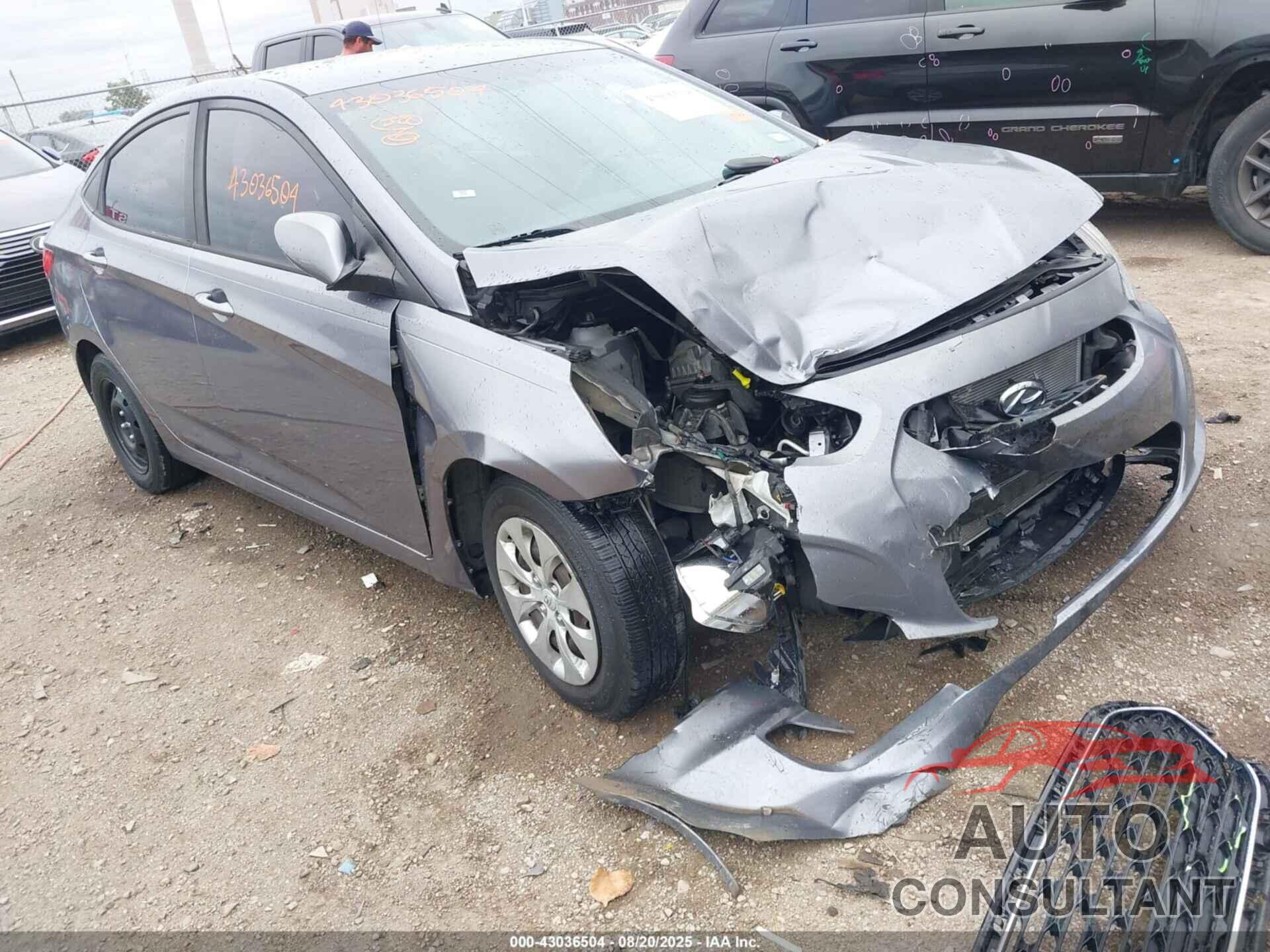 HYUNDAI ACCENT 2016 - KMHCT4AE8GU094312