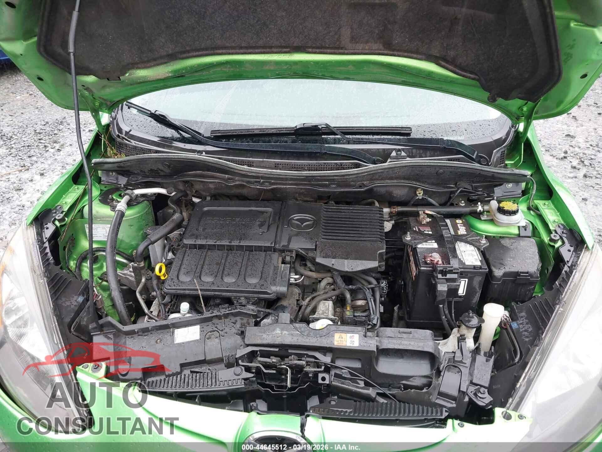 MAZDA MAZDA2 2012 - JM1DE1LZ1C0131509