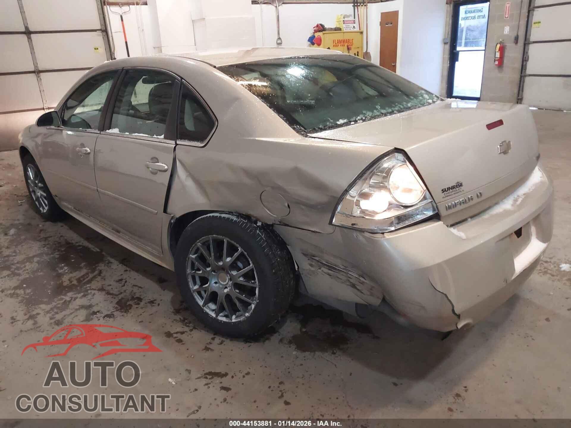 CHEVROLET IMPALA 2012 - 2G1WG5E36C1217656