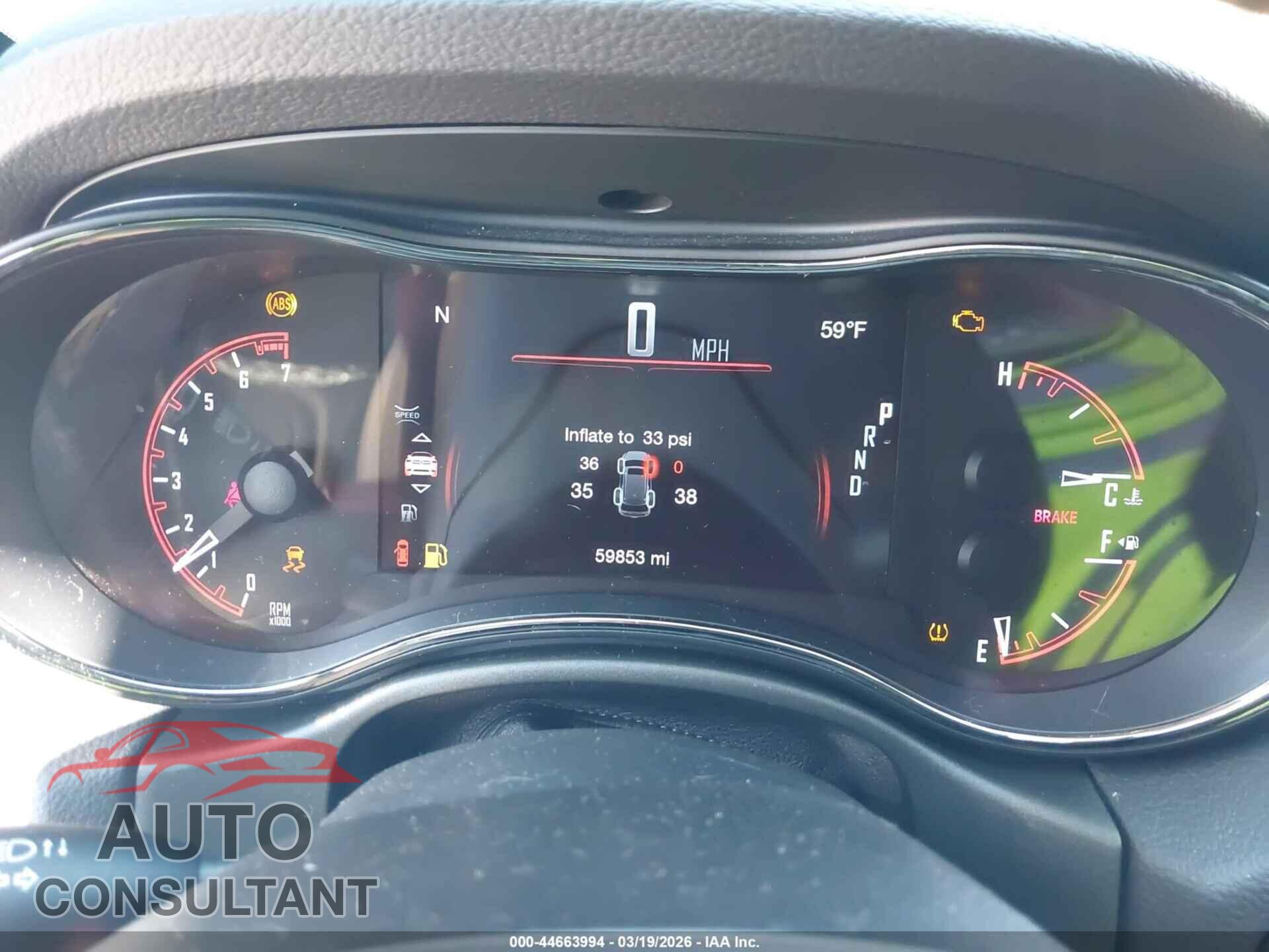 DODGE DURANGO 2020 - 1C4RDJDGXLC302083