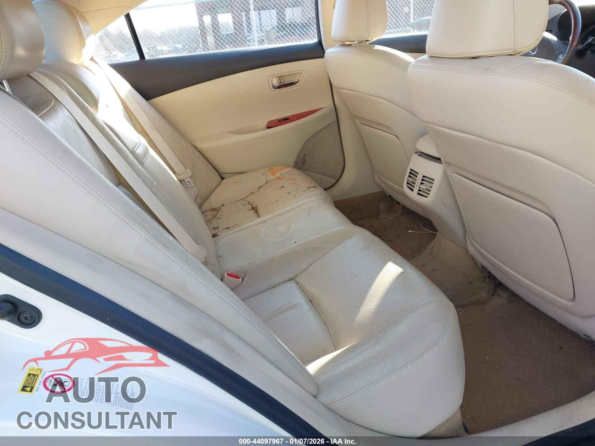 LEXUS ES 350 2011 - JTHBK1EG6B2425159