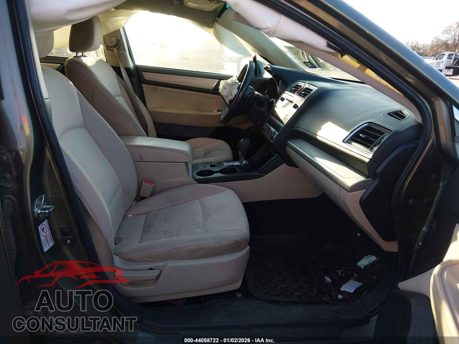 SUBARU OUTBACK 2016 - 4S4BSBDC4G3290847