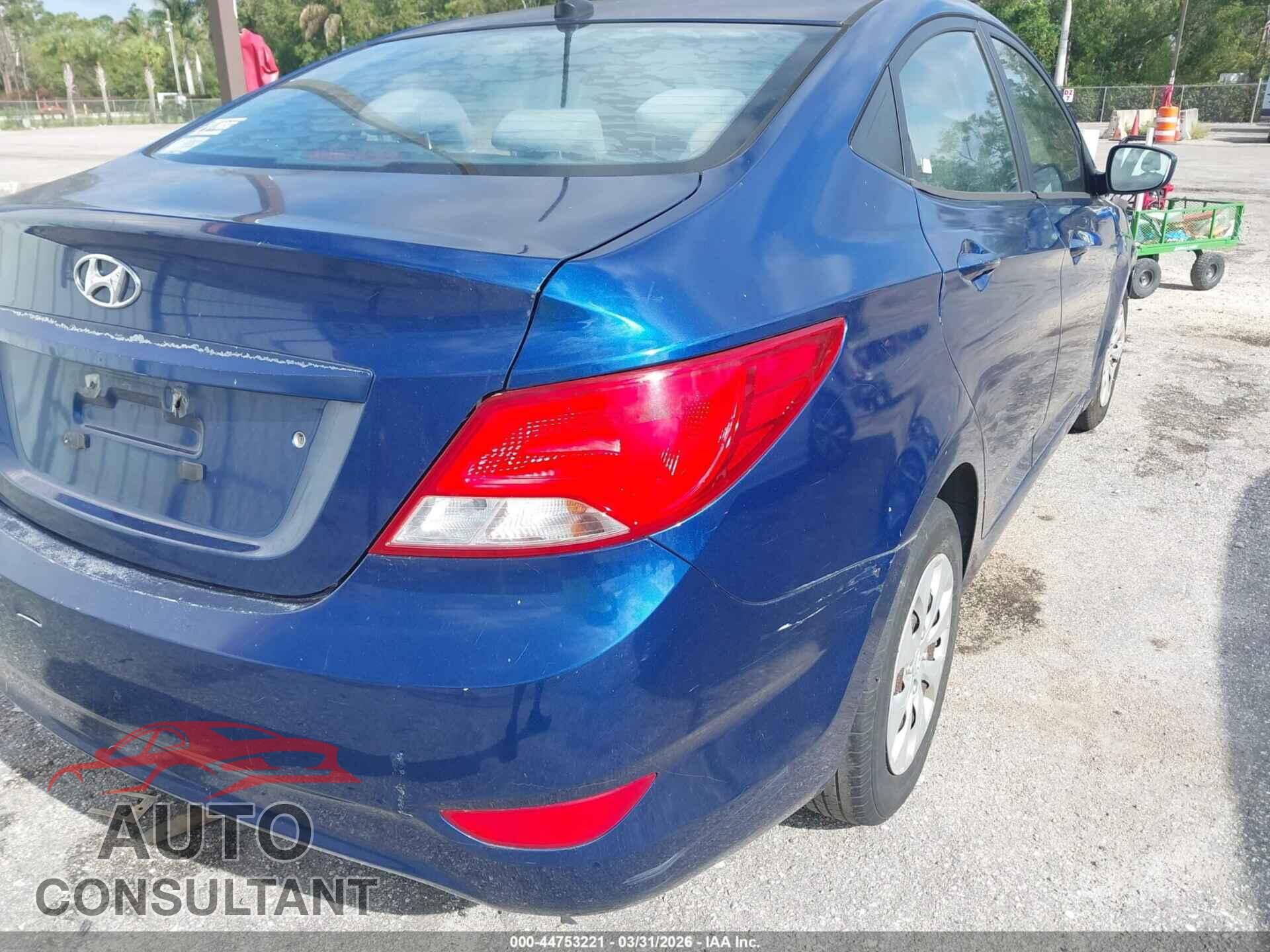 HYUNDAI ACCENT 2016 - KMHCT4AE7GU983473