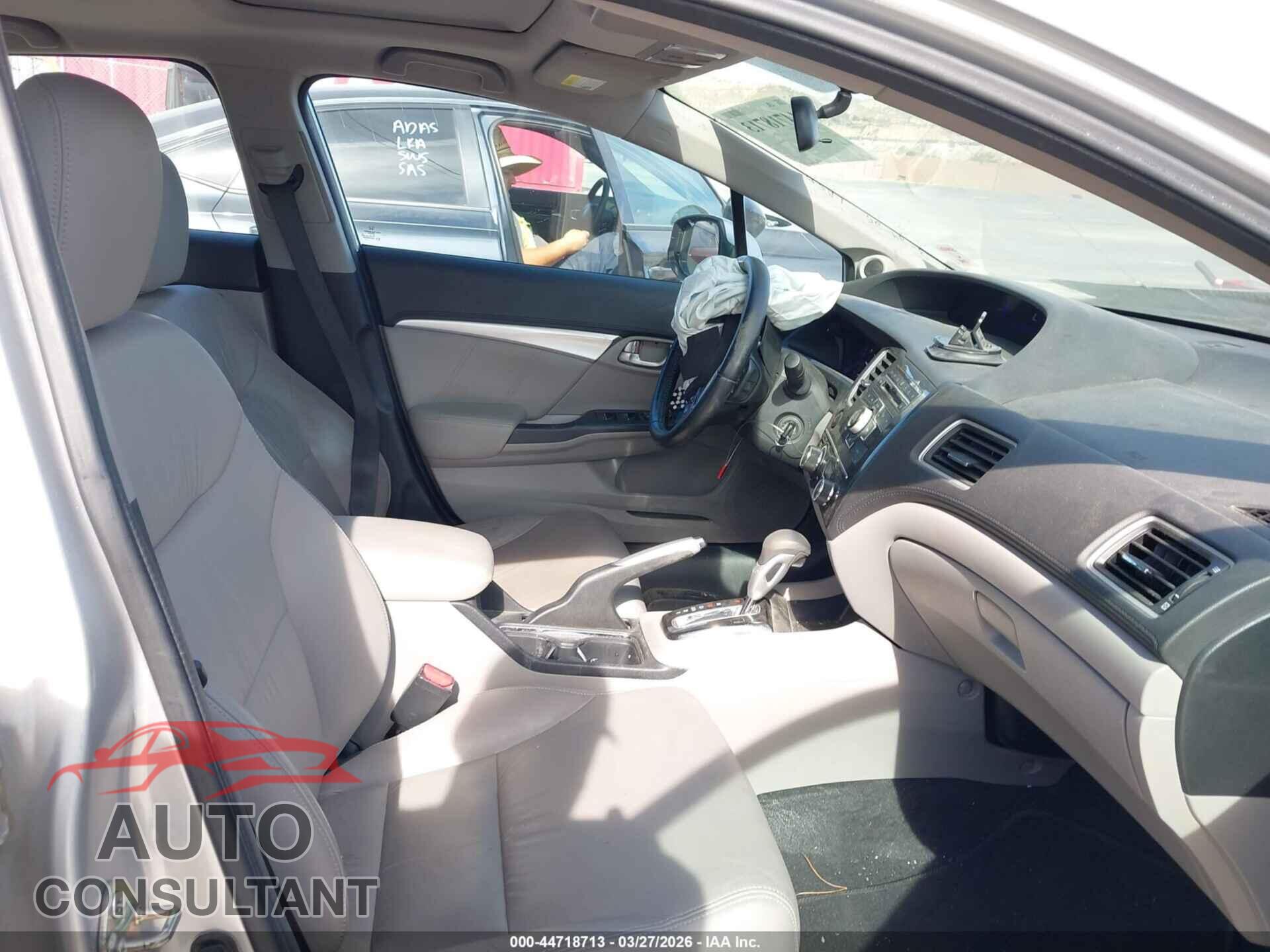 HONDA CIVIC 2013 - 19XFB2F94DE268598