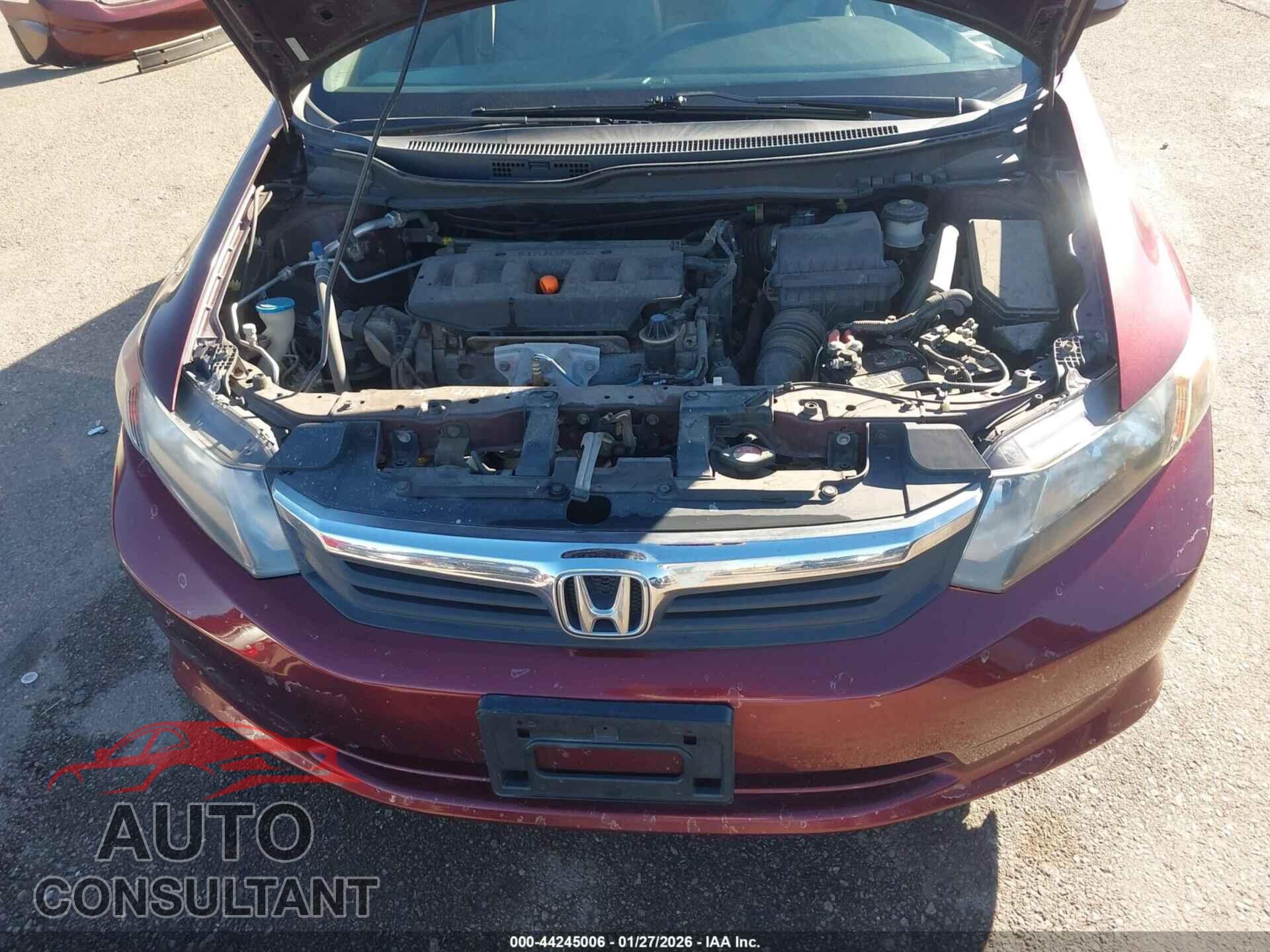 HONDA CIVIC 2012 - 2HGFB2F58CH504722