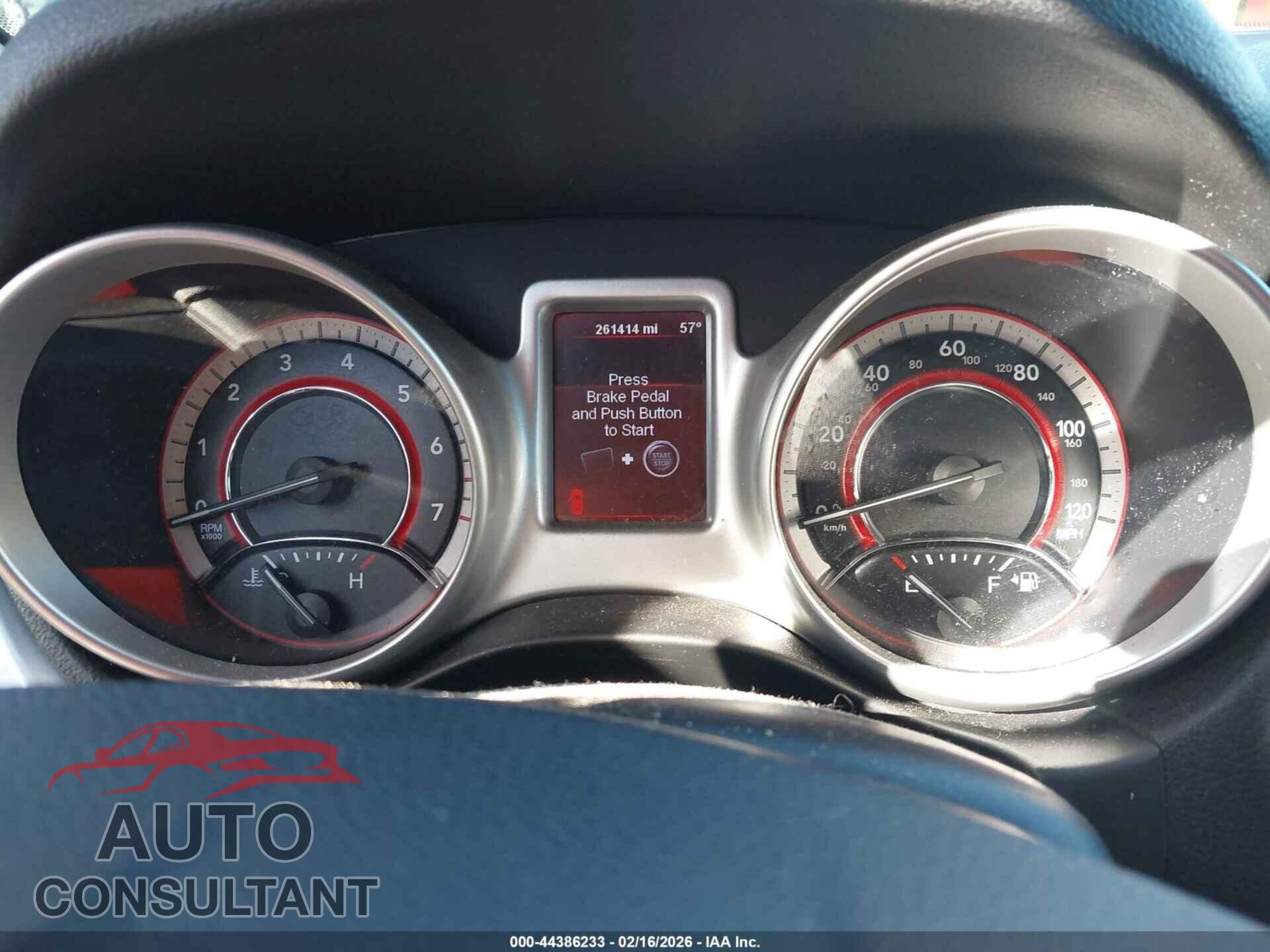 DODGE JOURNEY 2012 - 3C4PDCBB6CT394310