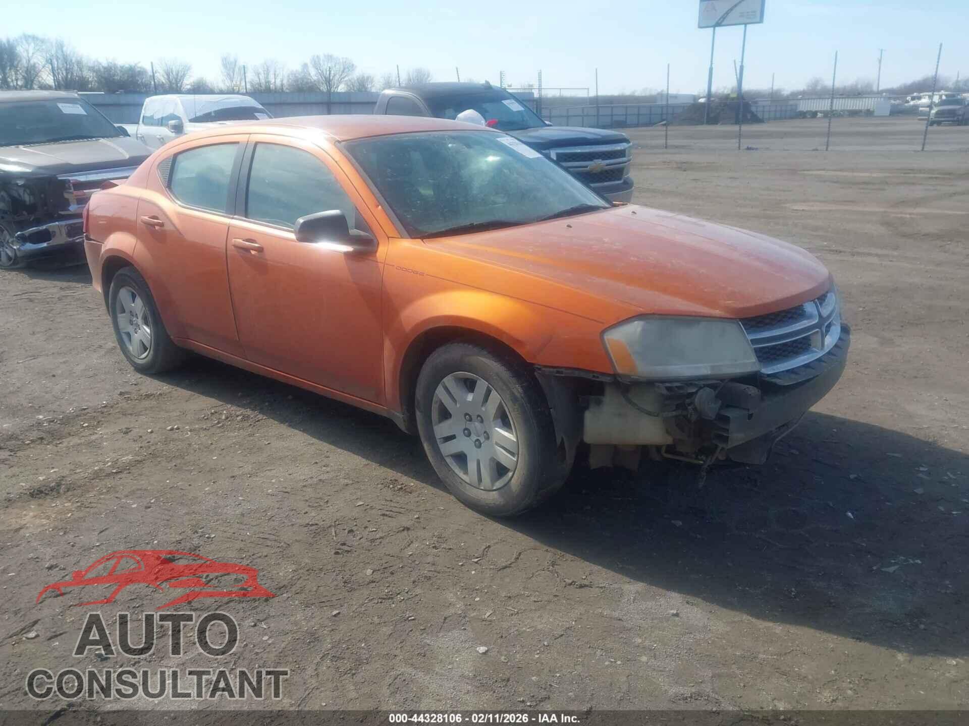 DODGE AVENGER 2011 - 1B3BD4FB2BN616965