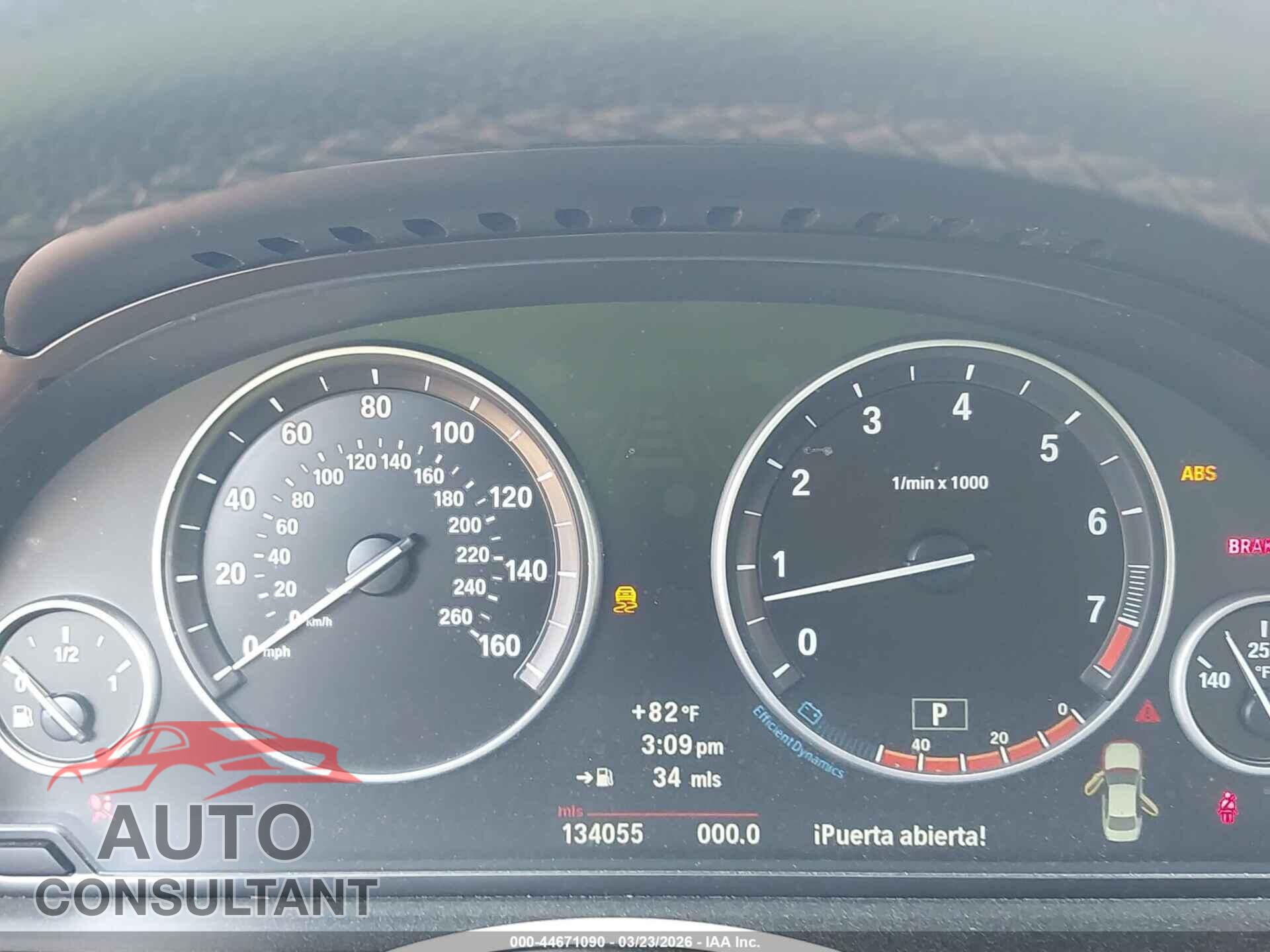 BMW 528I 2012 - WBAXG5C59CDX05582