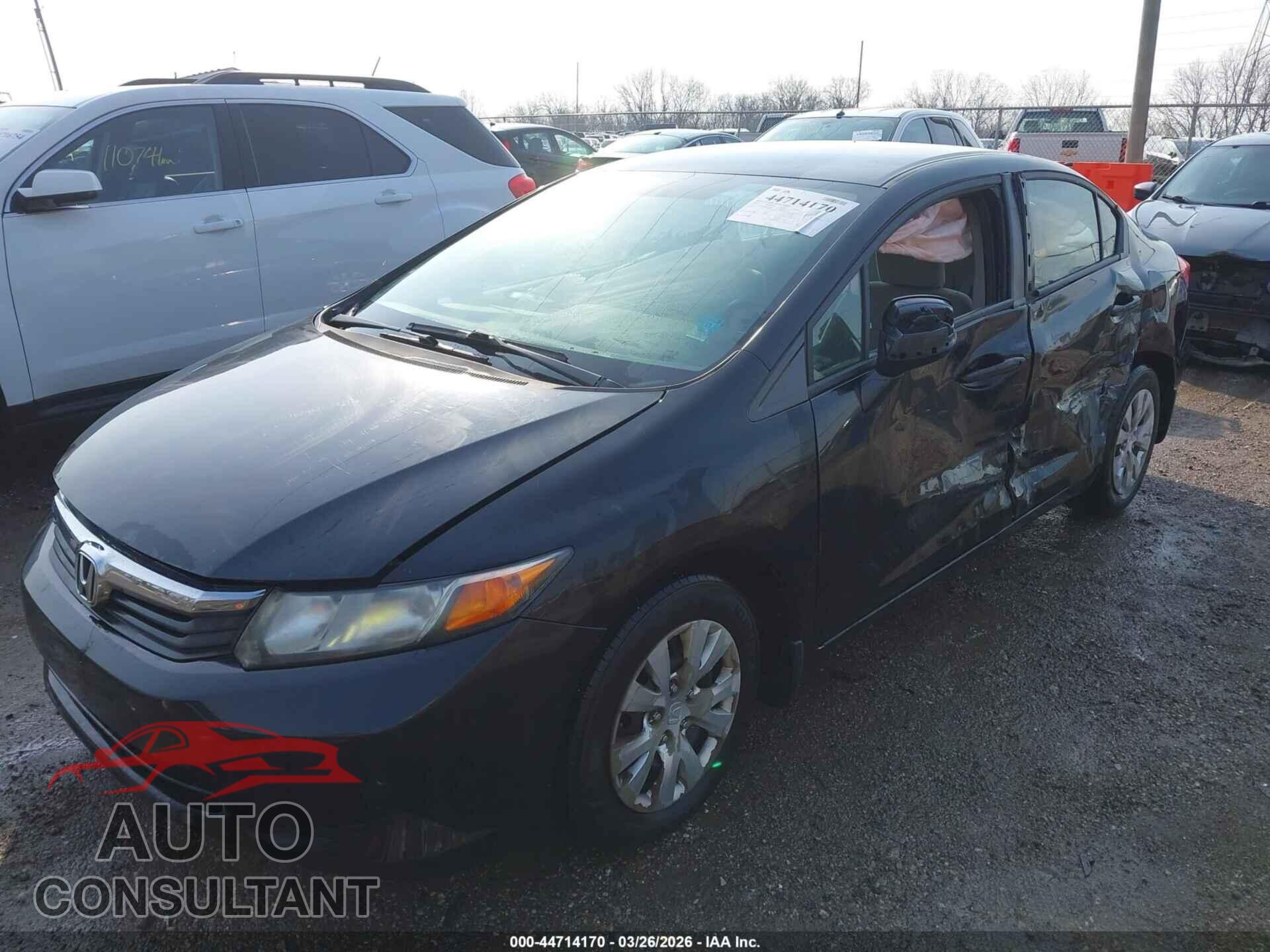 HONDA CIVIC 2012 - 19XFB2F58CE013464