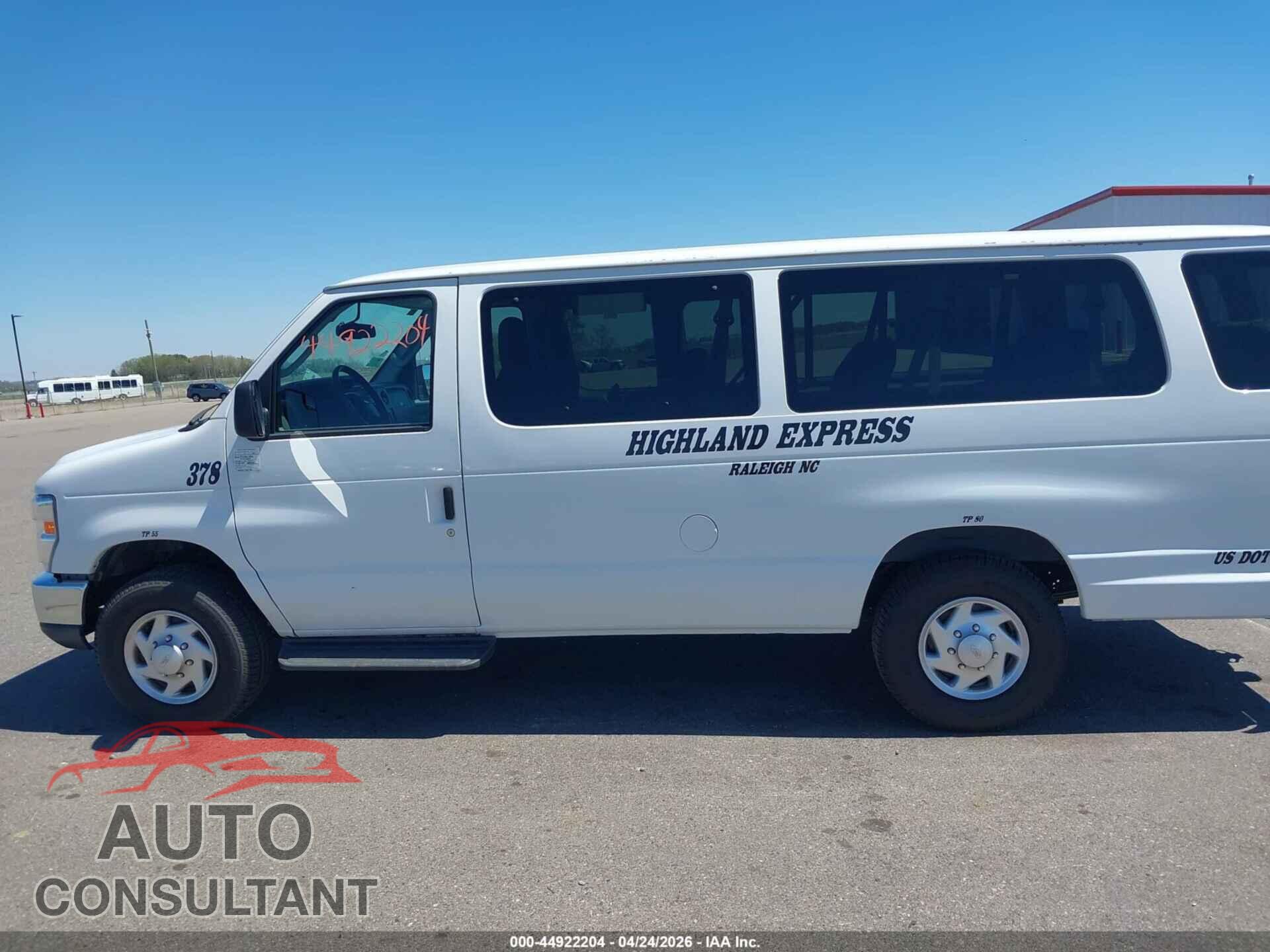 FORD E-350 SUPER DUTY 2012 - 1FBSS3BL6CDA89666