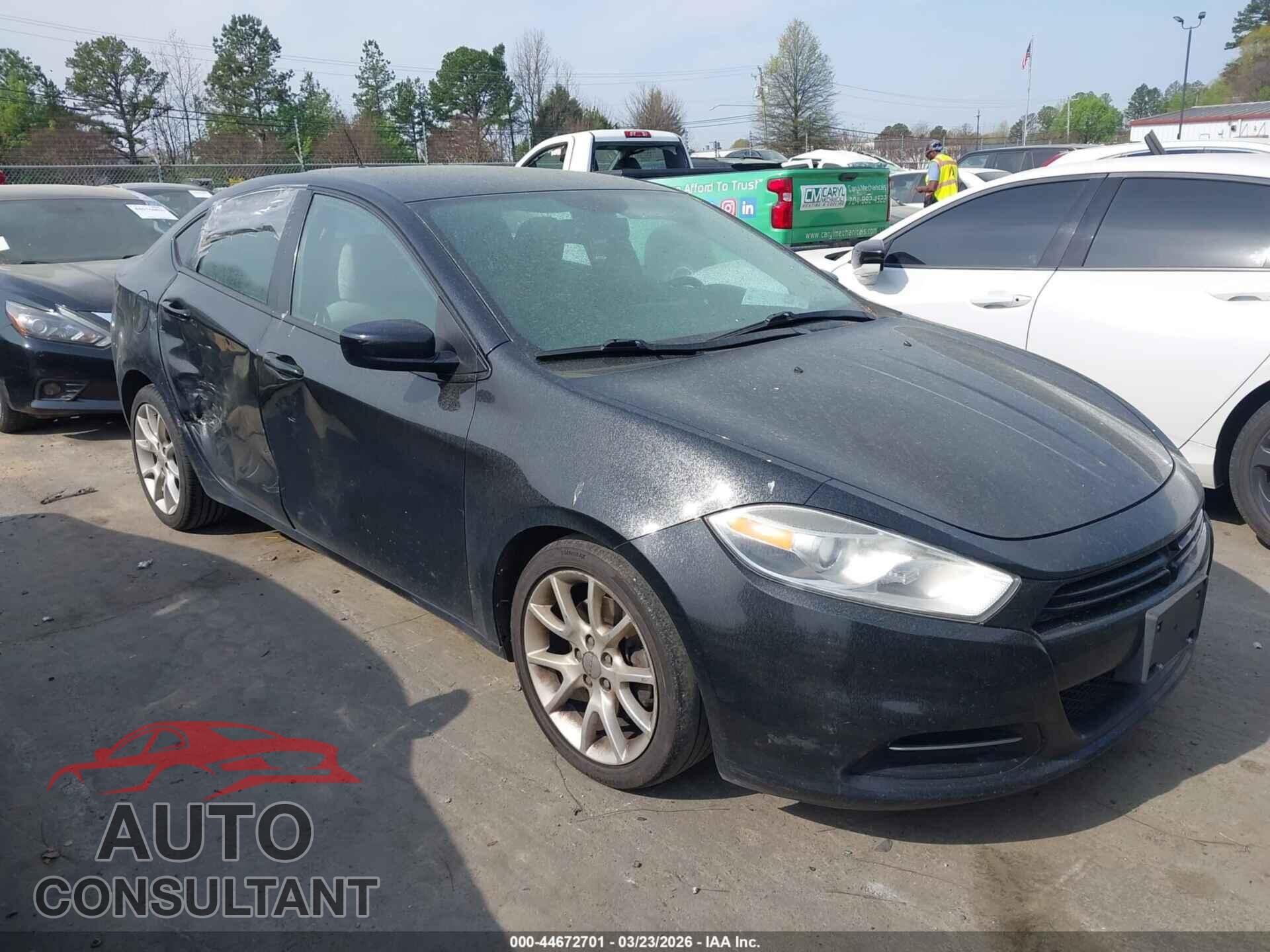 DODGE DART 2013 - 1C3CDFBA8DD141802