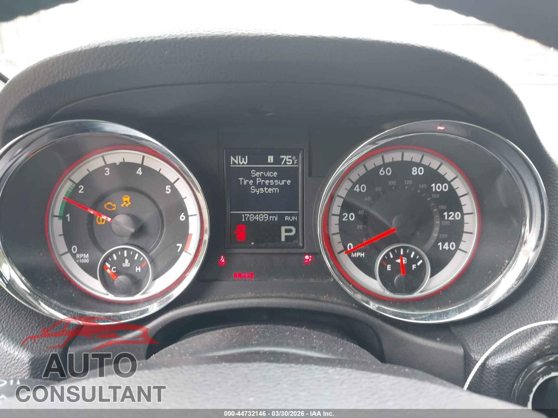 DODGE DURANGO 2011 - 1D4RD4GG4BC706253