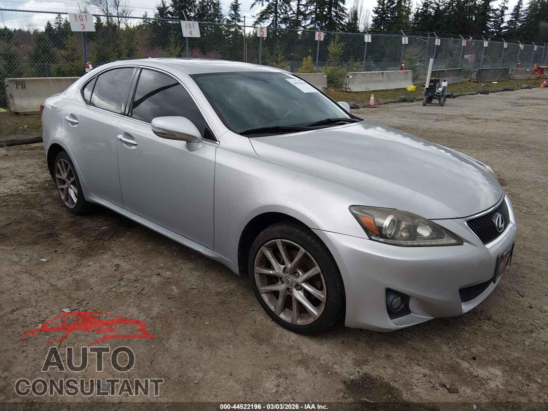 LEXUS IS 250 2011 - JTHCF5C29B5050647