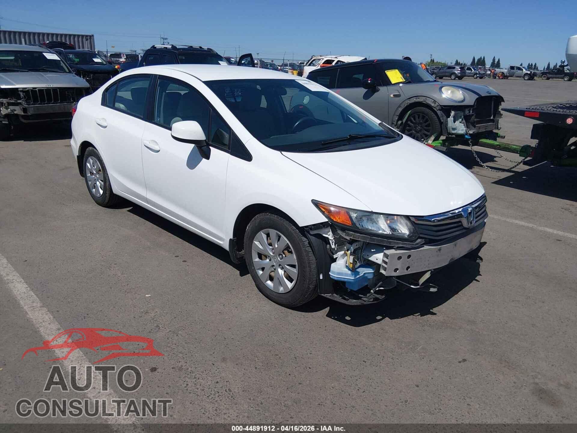 HONDA CIVIC 2012 - 19XFB2F55CE322079