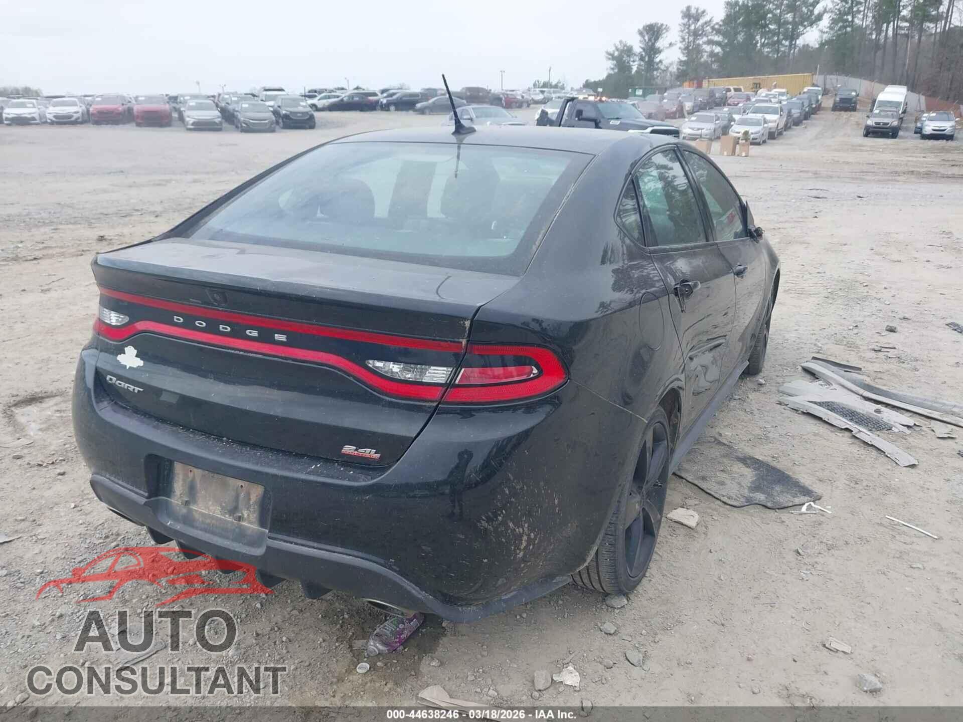 DODGE DART 2014 - 1C3CDFBB4ED866226