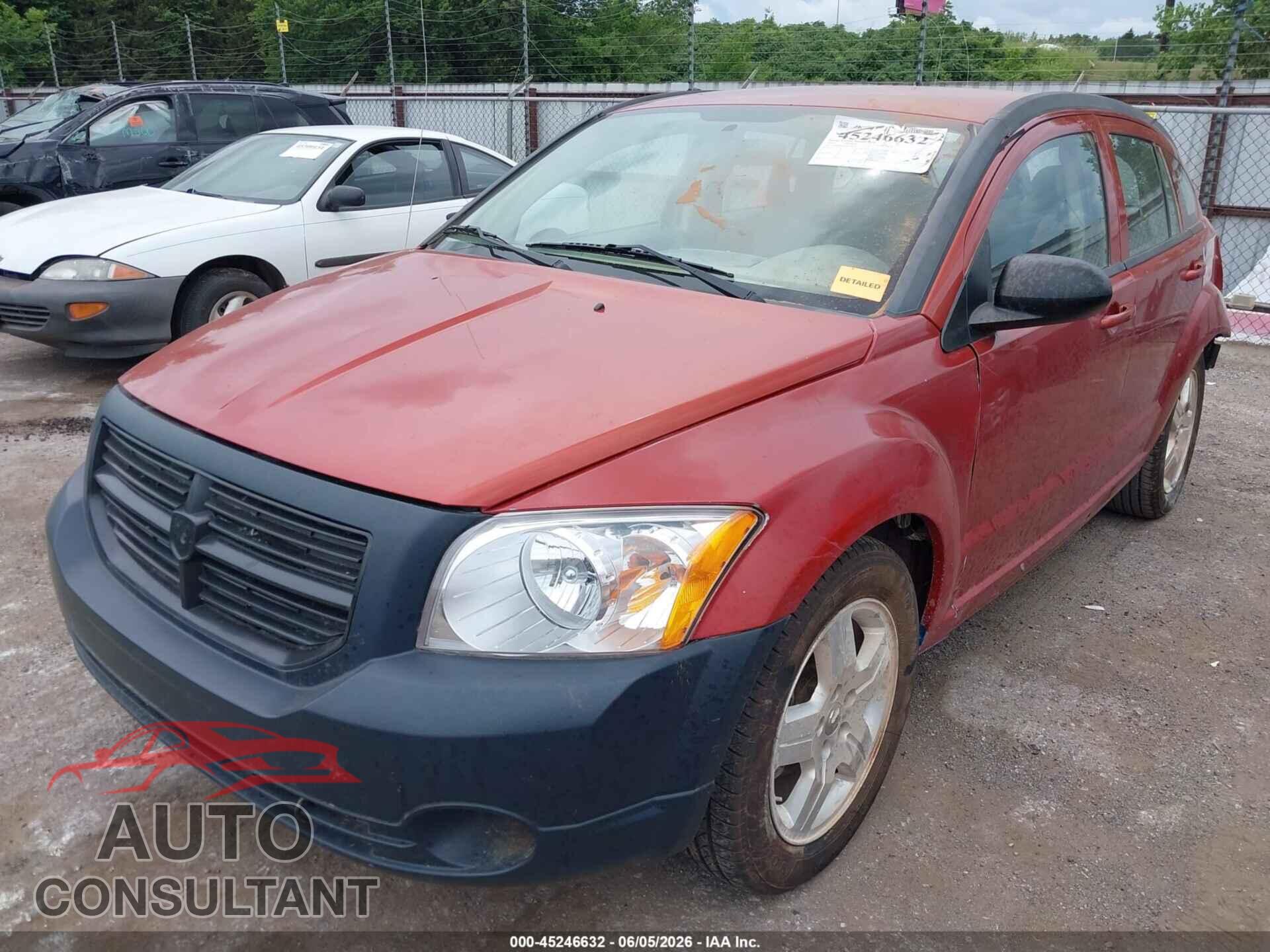 DODGE CALIBER 2009 - 1B3HB48A39D206972