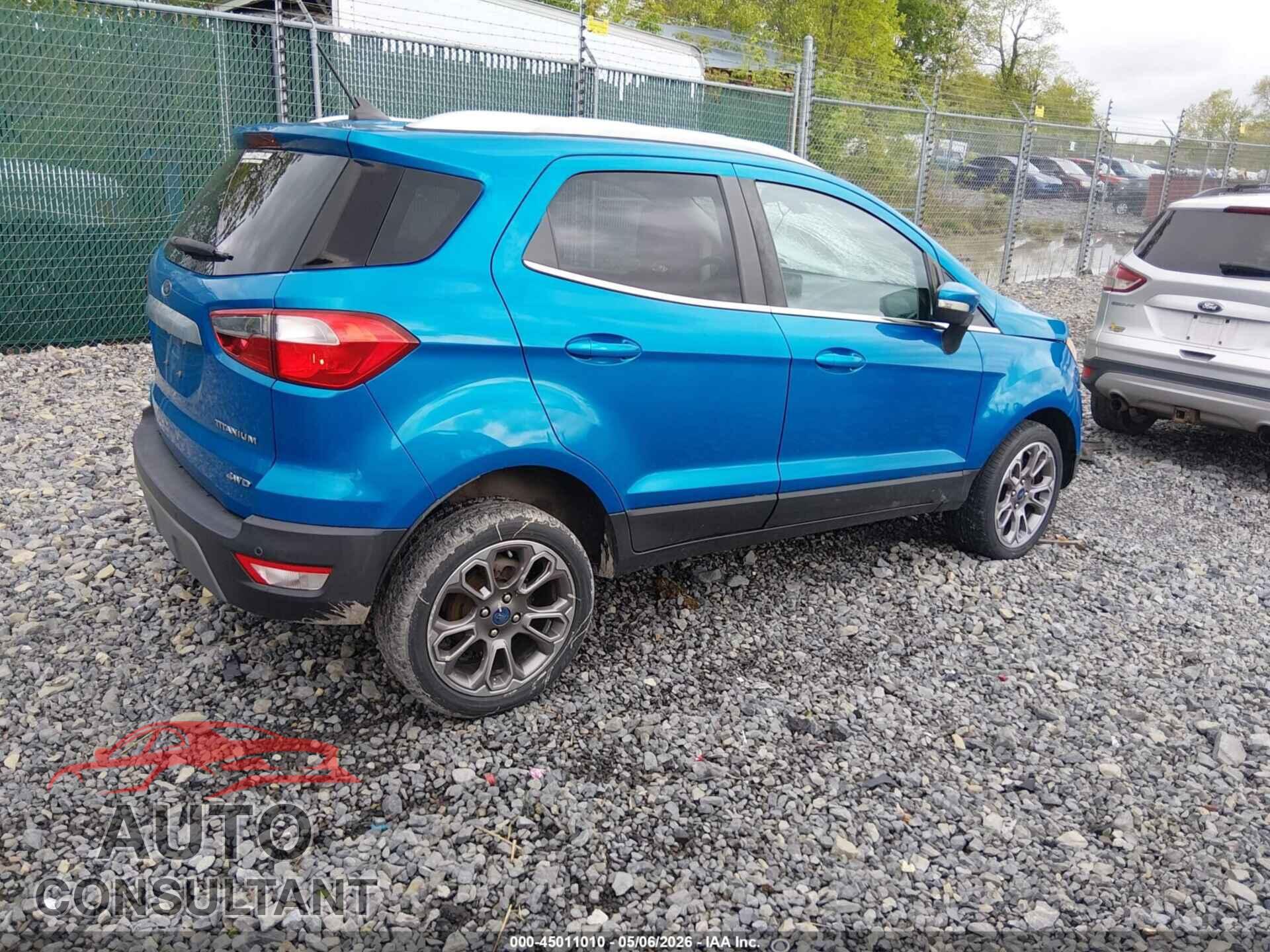 FORD ECOSPORT 2019 - MAJ6S3KL2KC310283