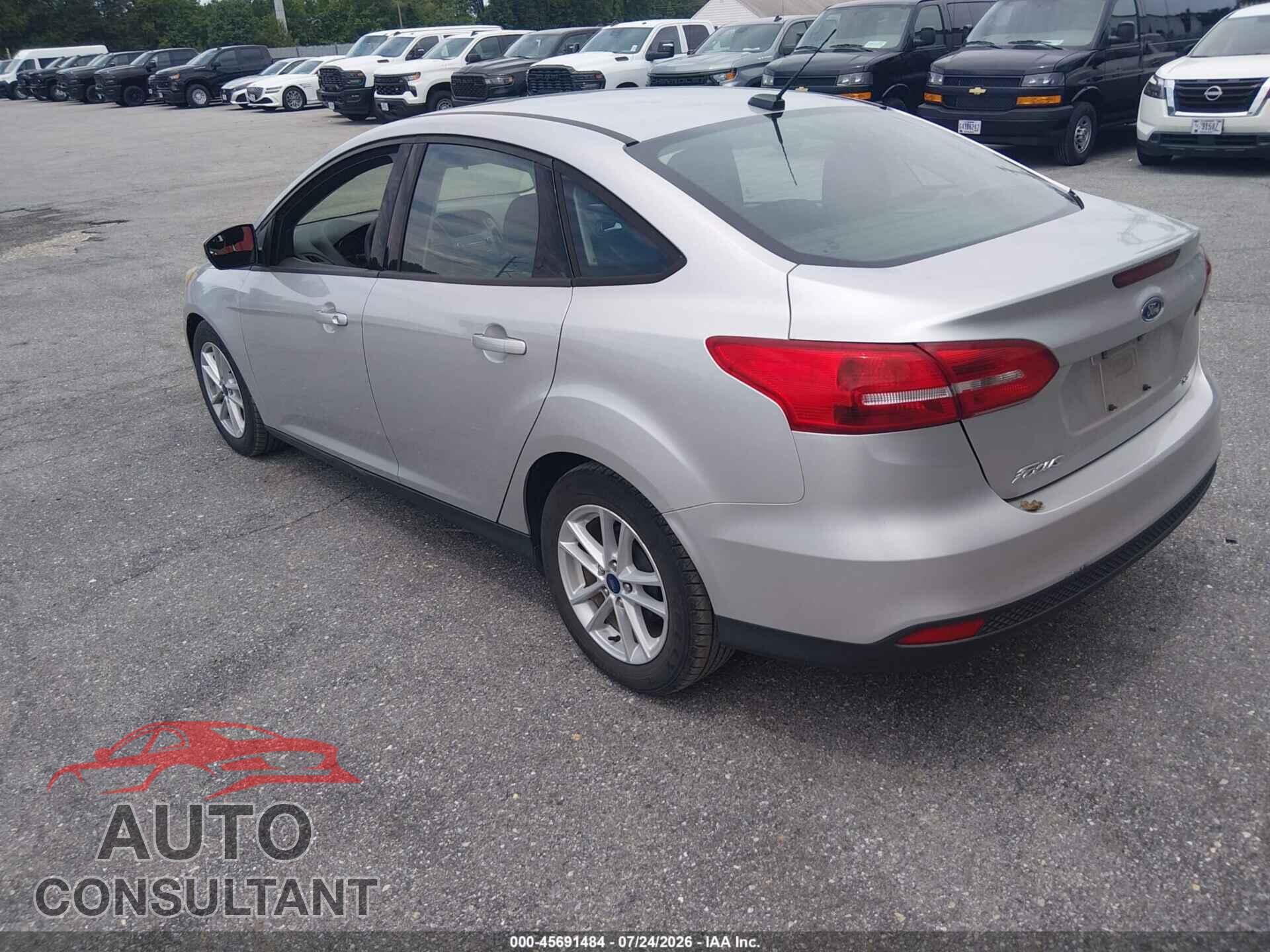 FORD FOCUS 2017 - 1FADP3F23HL300672