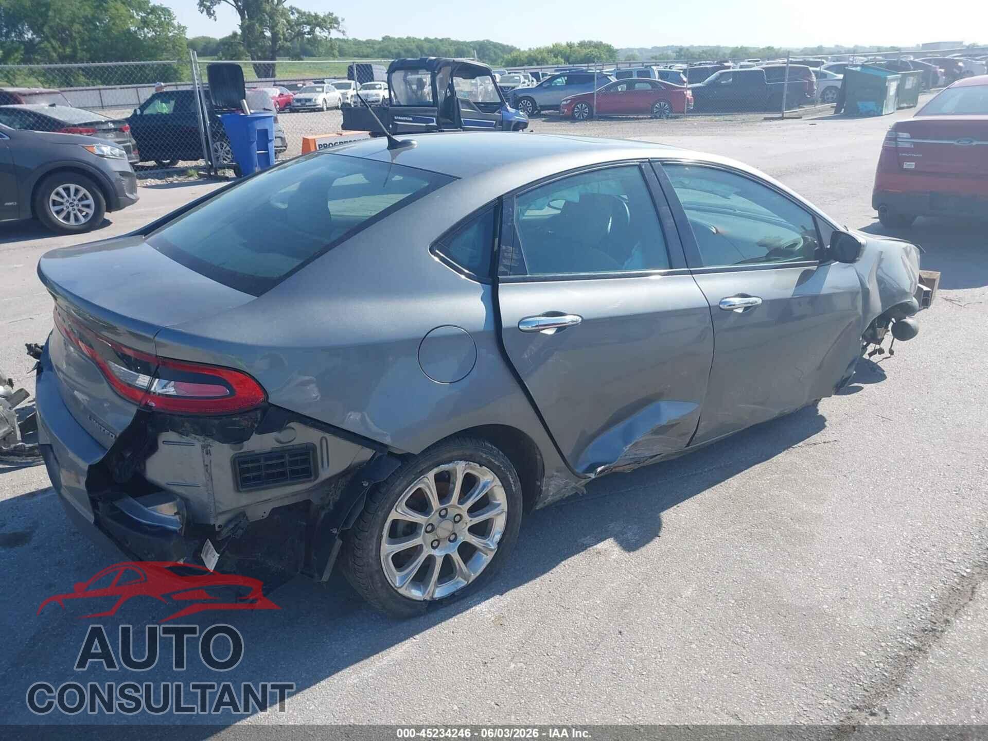 DODGE DART 2013 - 1C3CDFCA7DD131504