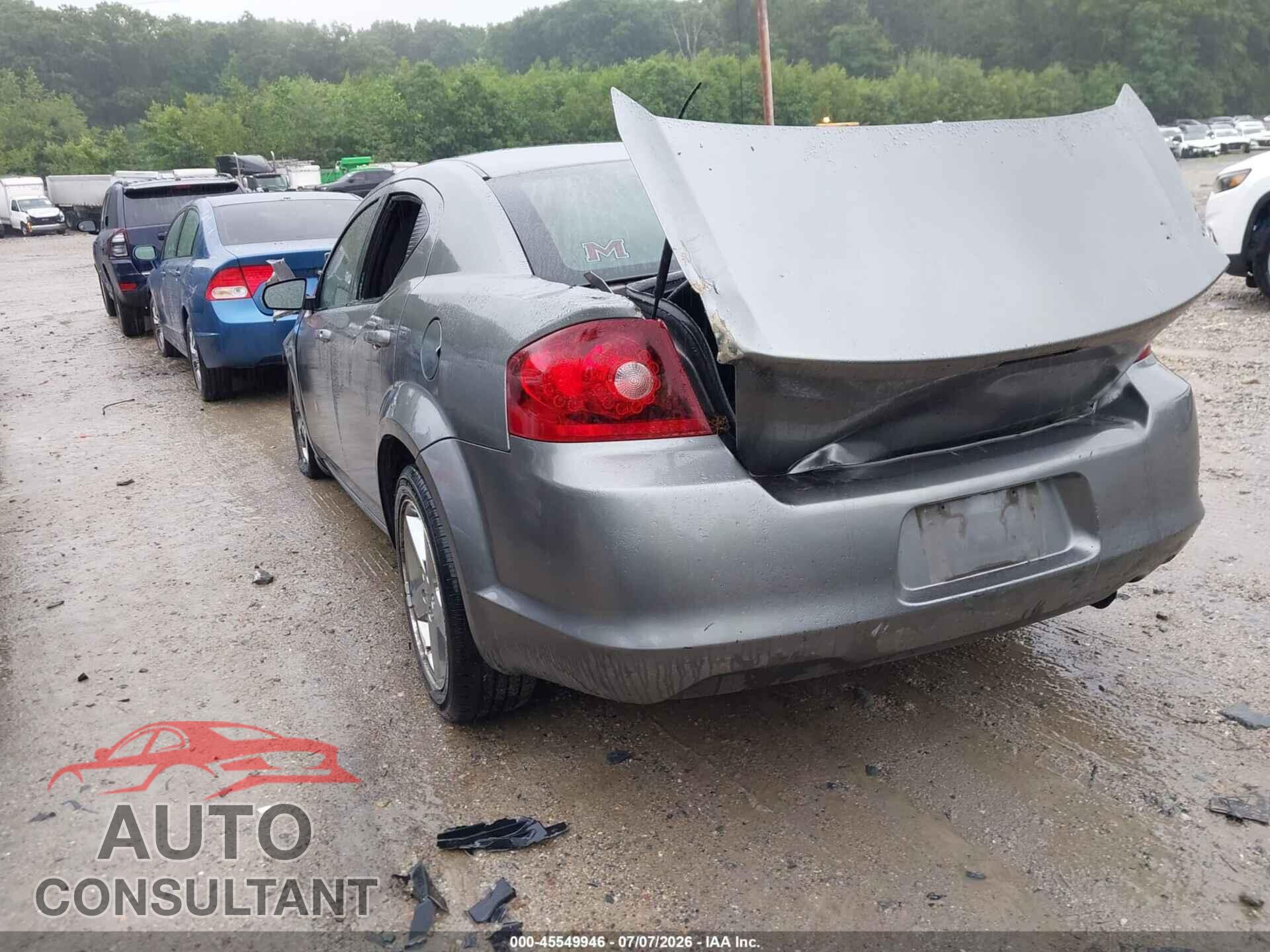 DODGE AVENGER 2013 - 1C3CDZAB9DN700666